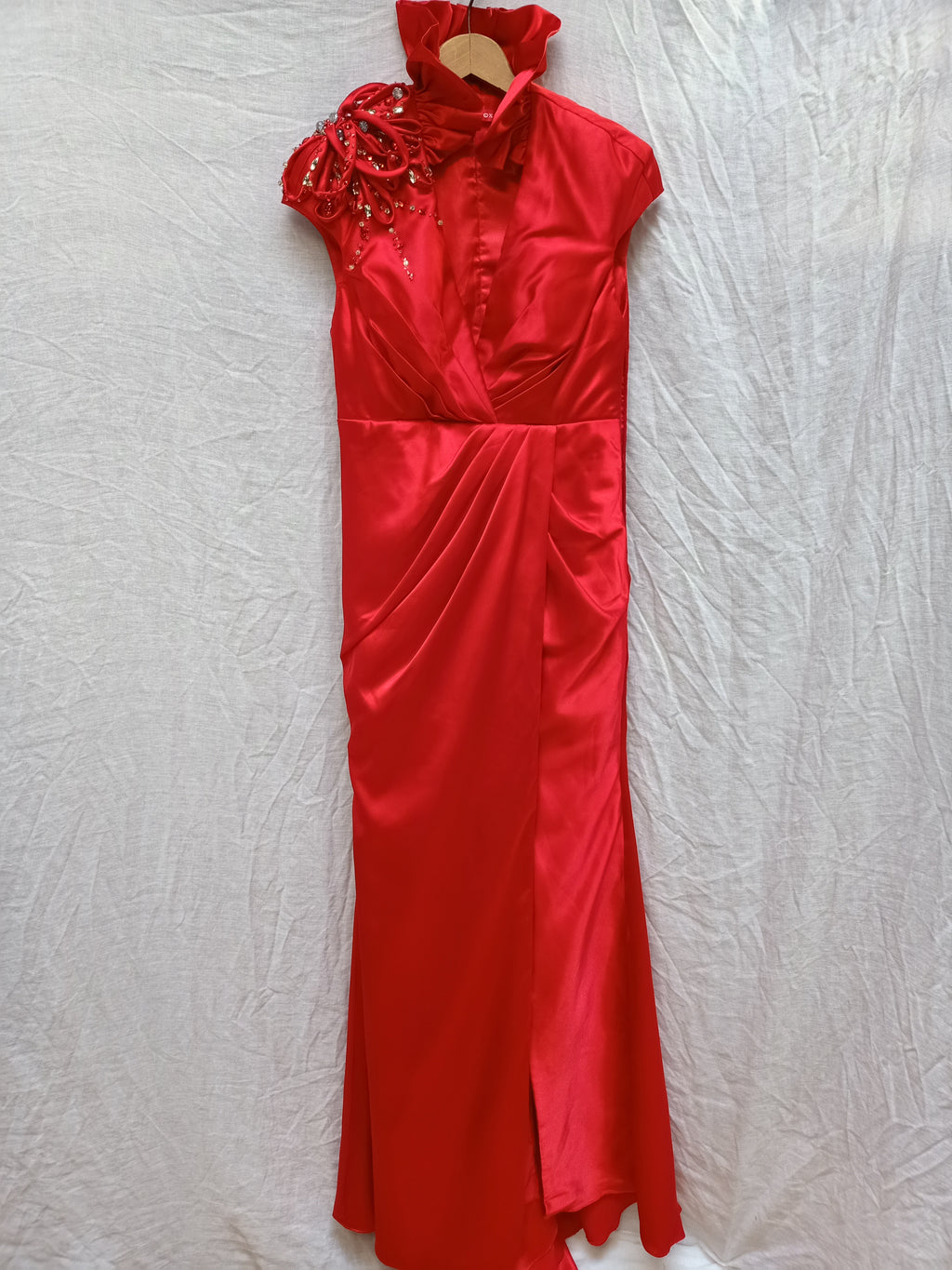 Maxi Satin Ball Dress