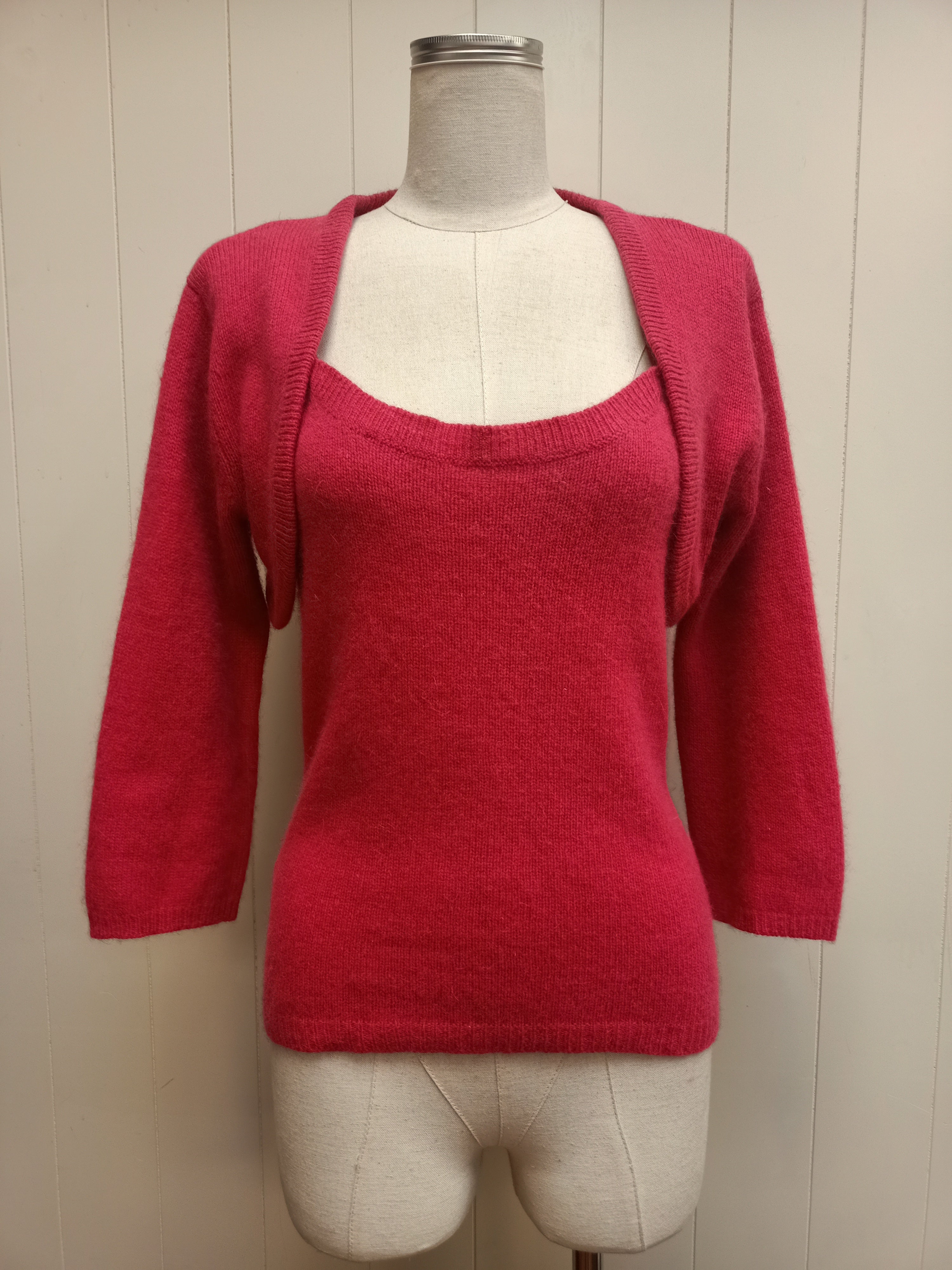 Shirt and Bolero Knit Co-Ord Set