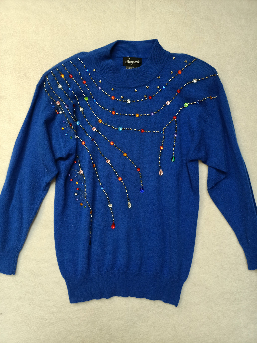 Vintage Bejeweled Sweater