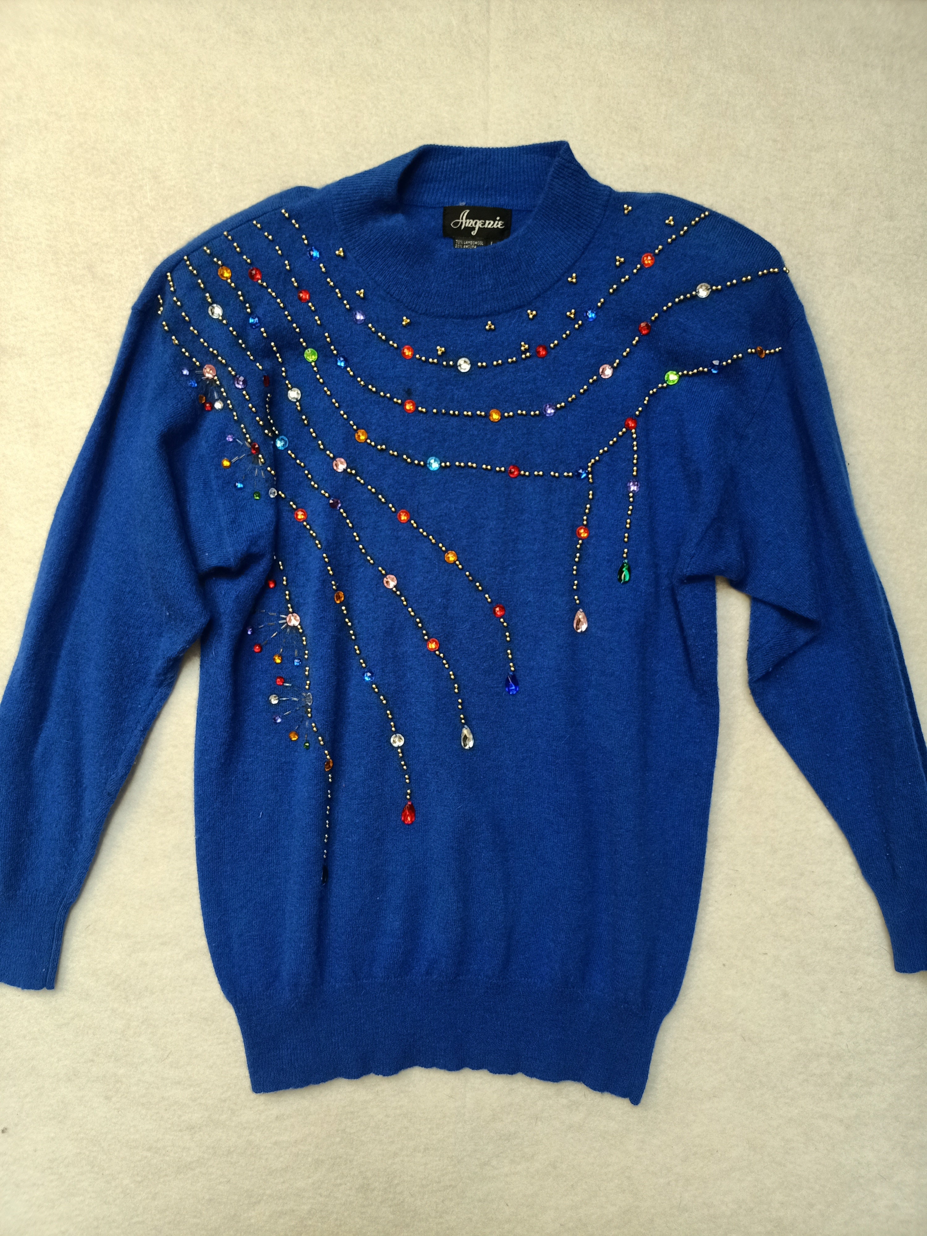 Vintage Bejeweled Sweater