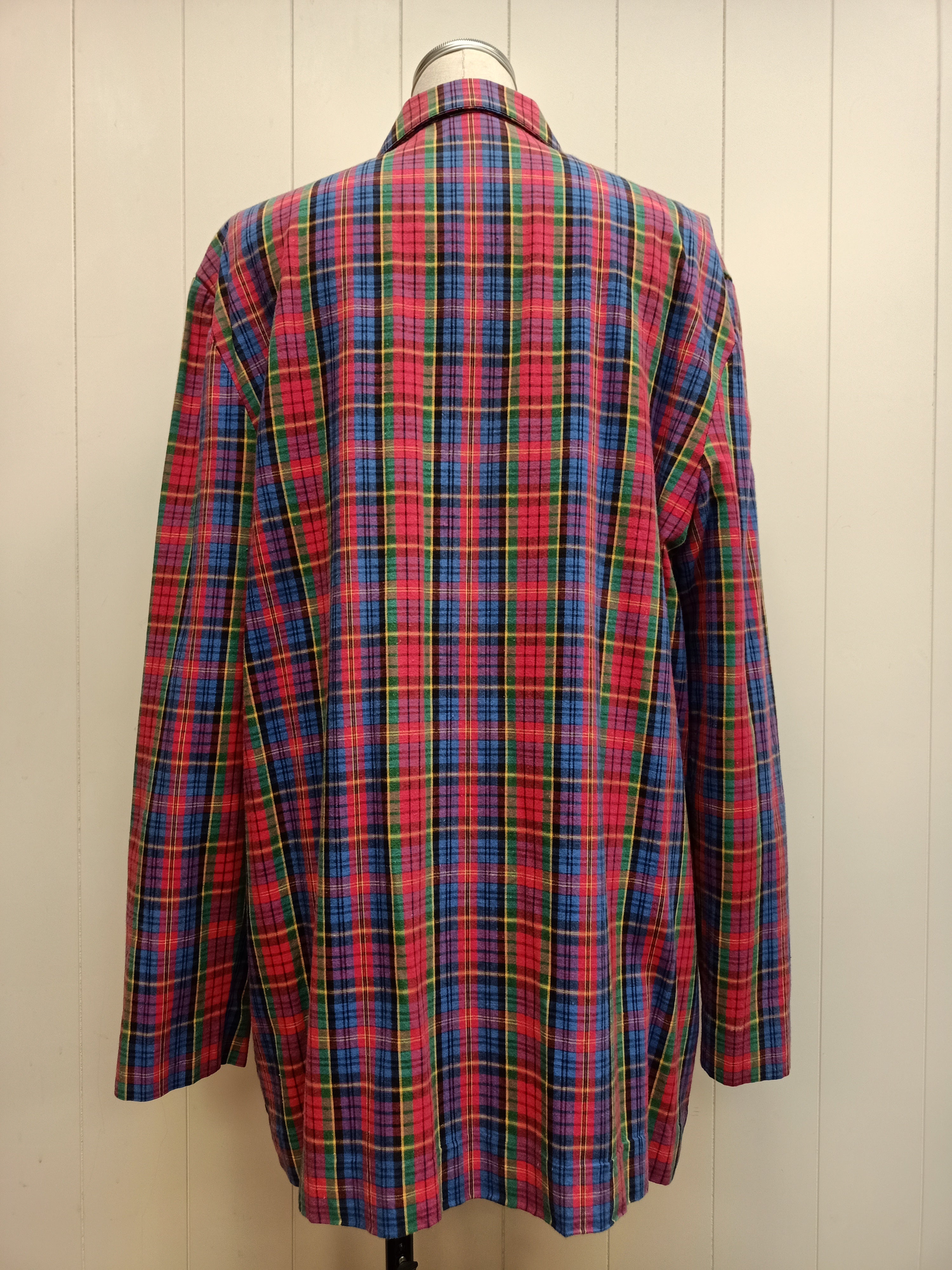 Vintage Bold Plaid Blazer