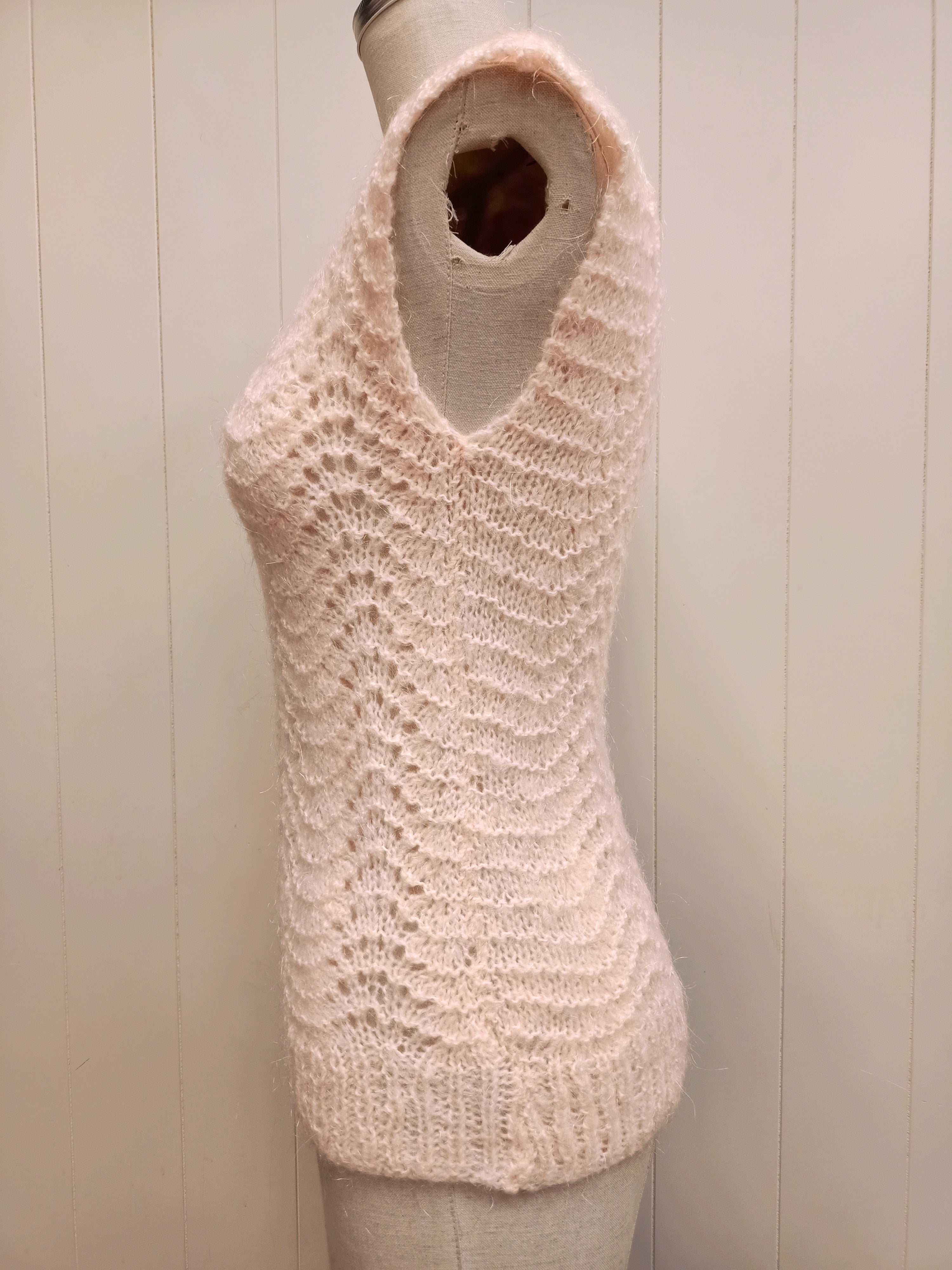 Vintage Wave Handknit Shirt