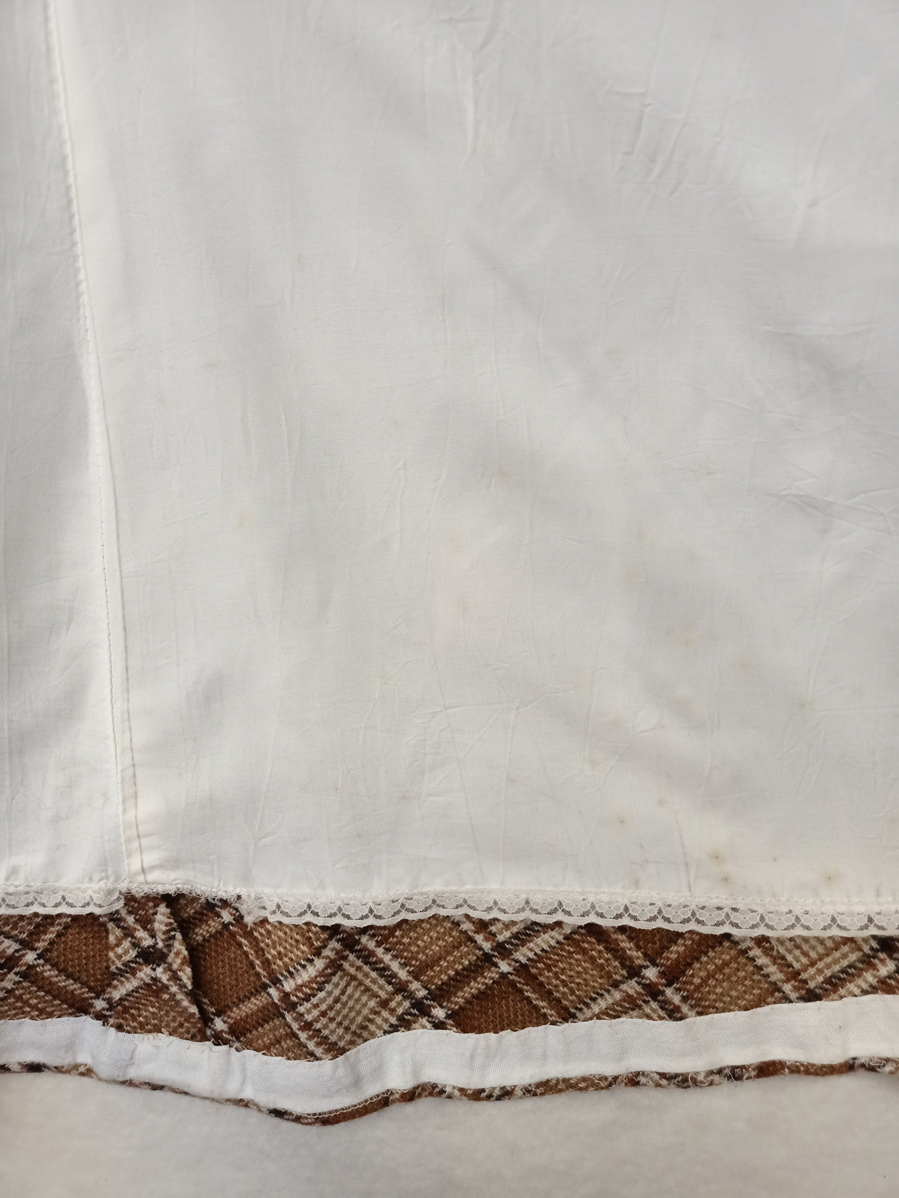 Vintage Megs Diagonal Plaid Skirt