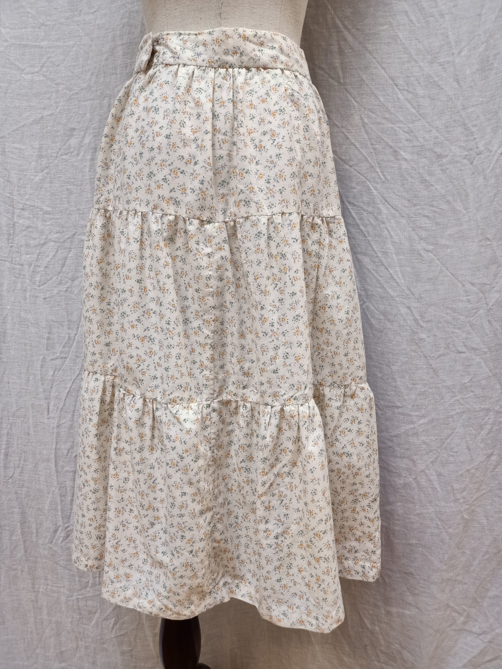 Vintage Homemade Tiered Skirt