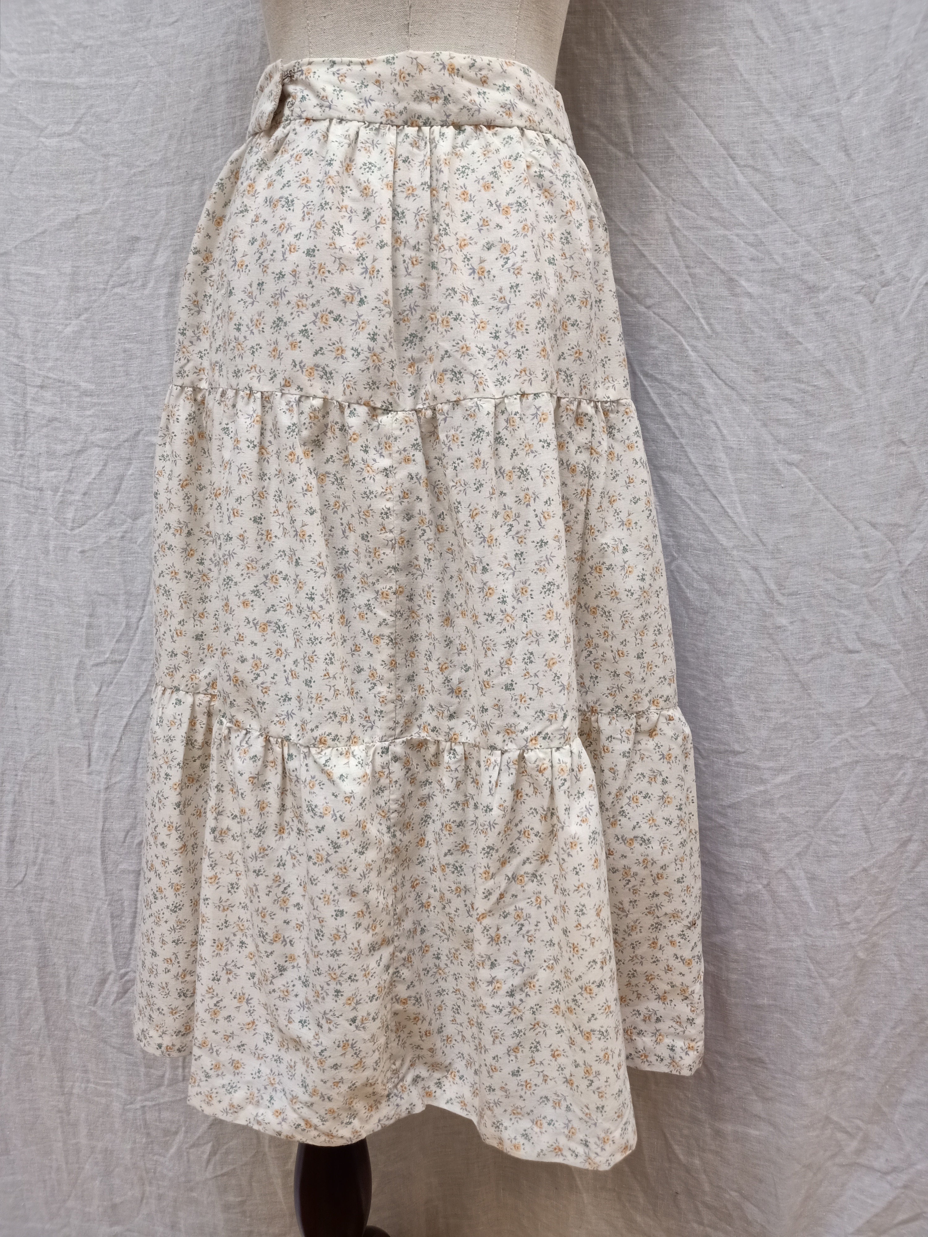 Vintage Homemade Tiered Skirt