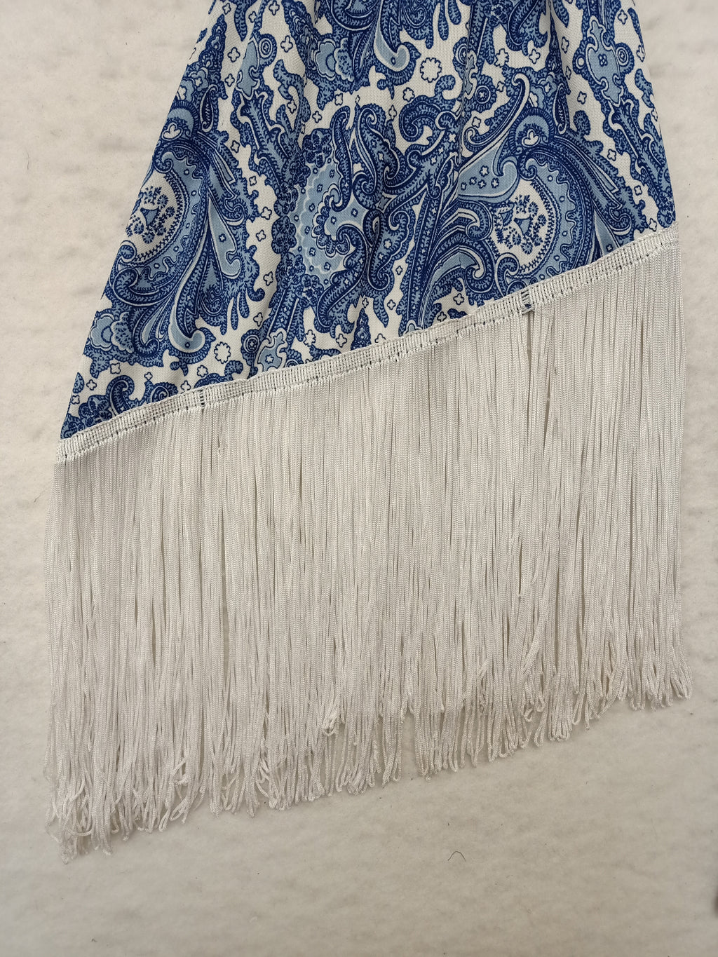 Vintage Gainsborough Paisley Fringe Maxi Dress