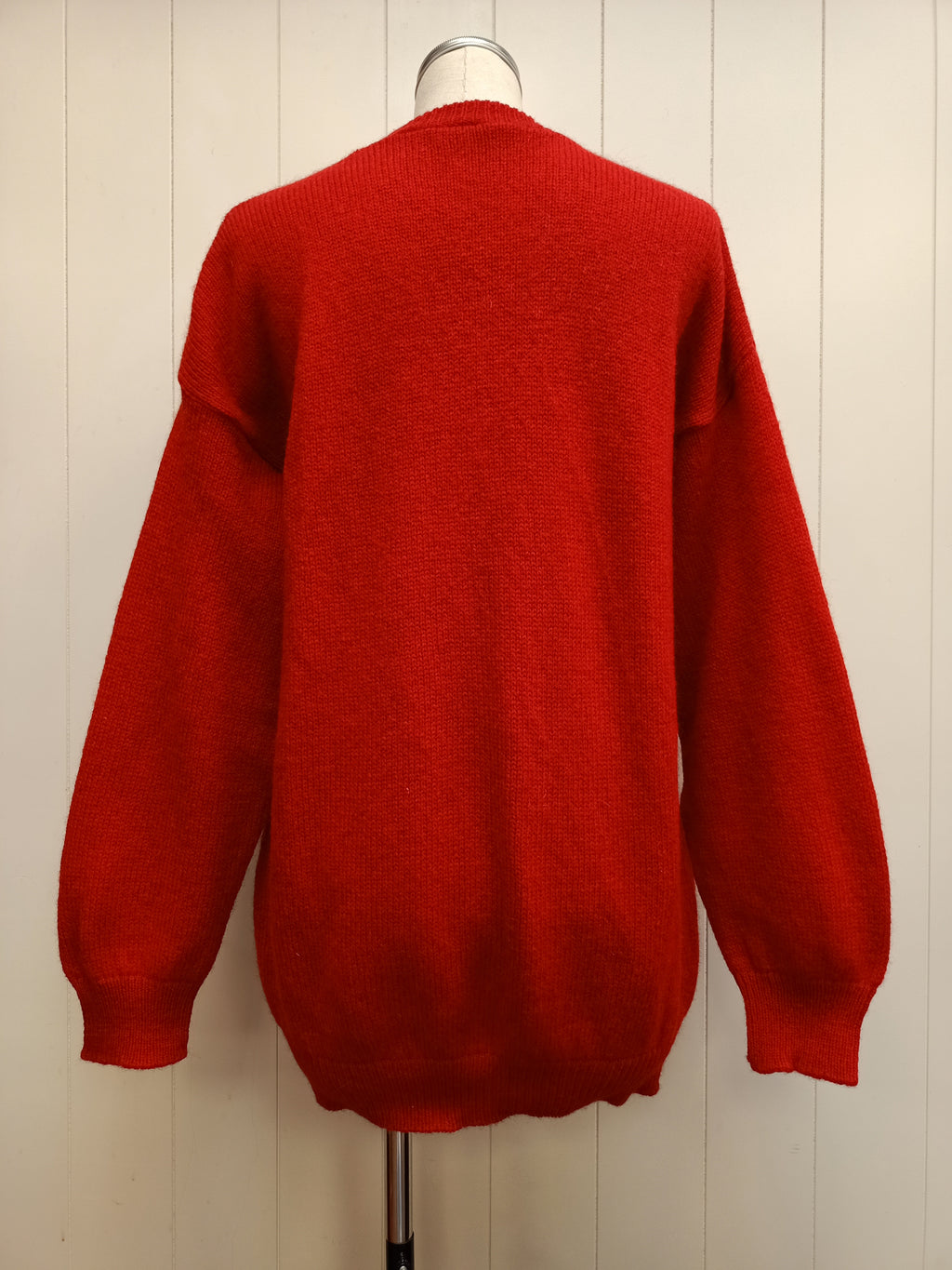 Vintage Red Knit Sweater