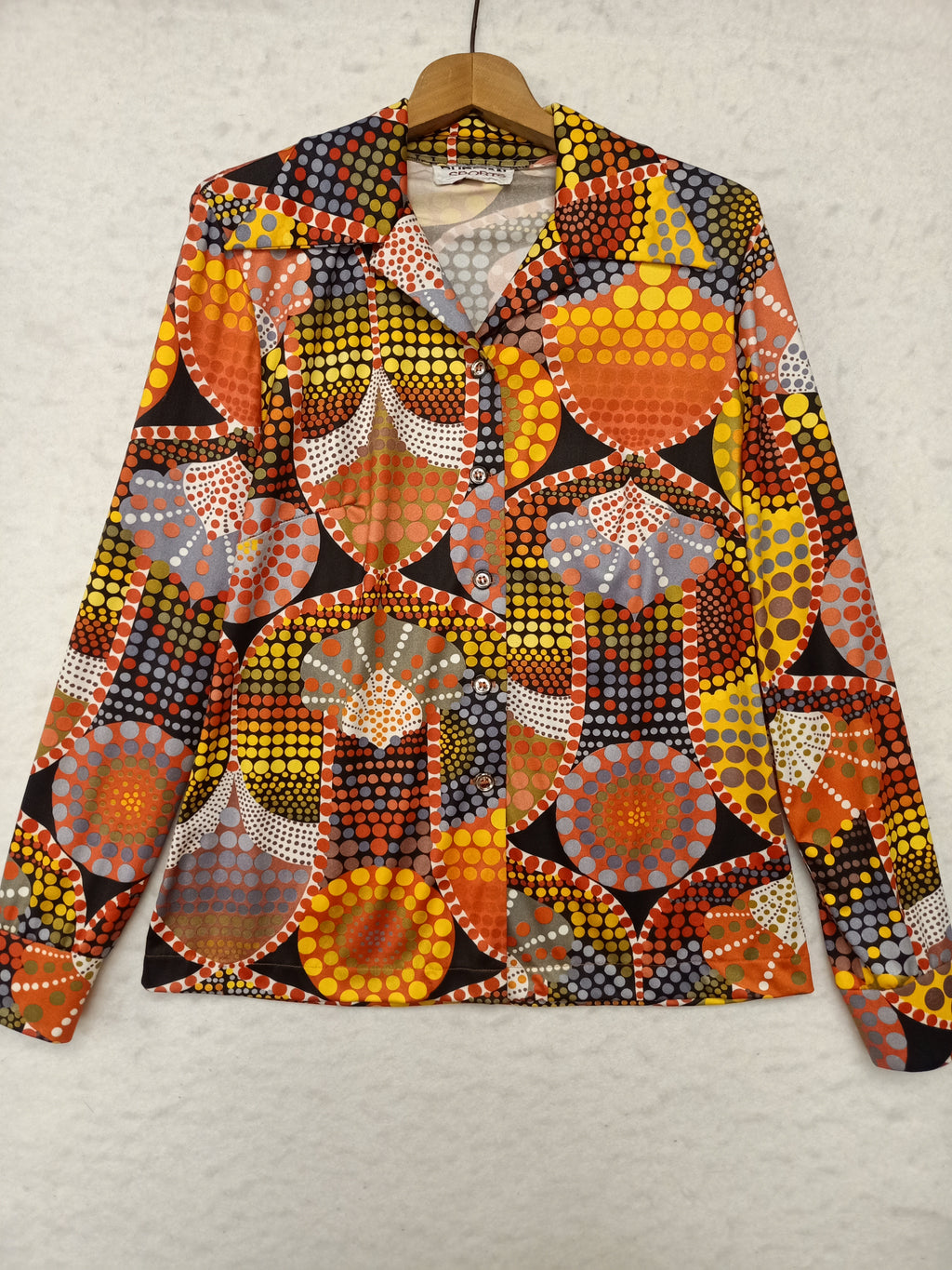 Vintage Puritan Sports Polka Dot Shirt