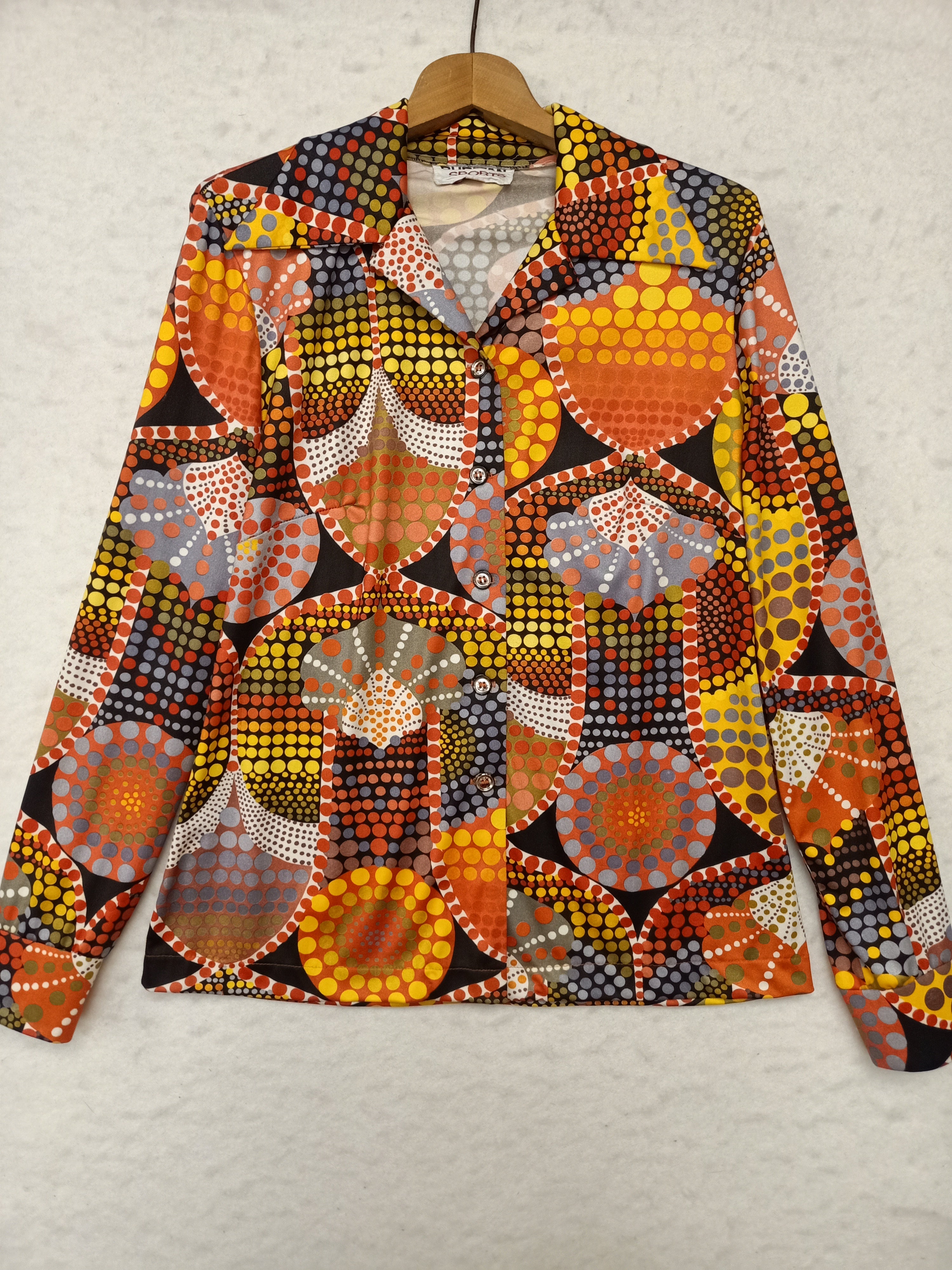 Vintage Puritan Sports Polka Dot Shirt