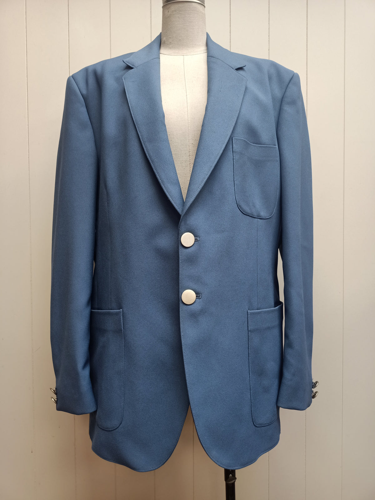 Vintage Mens Benson Blenkarn Blue Blazer