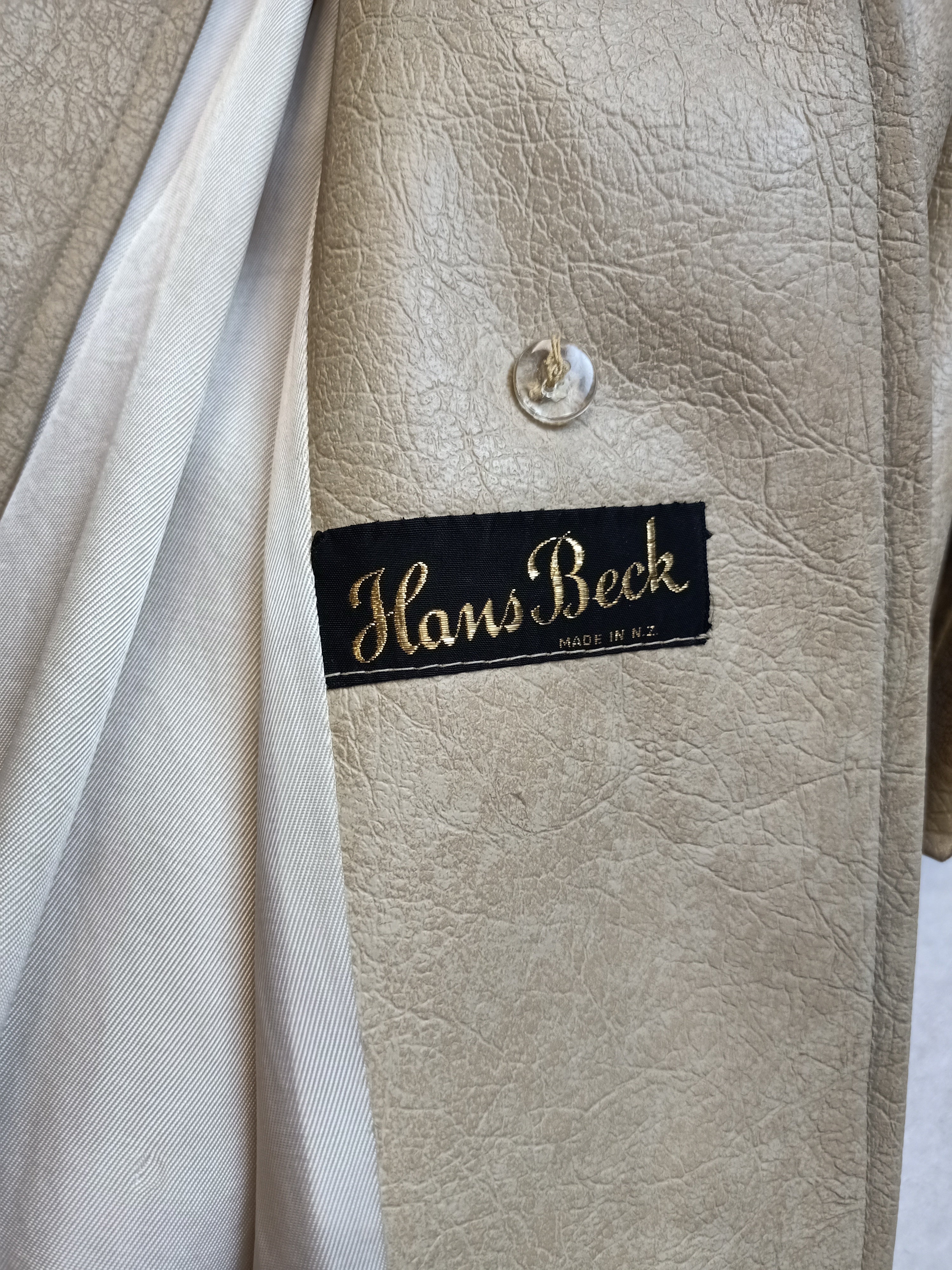 Vintage Faux Leather Coat