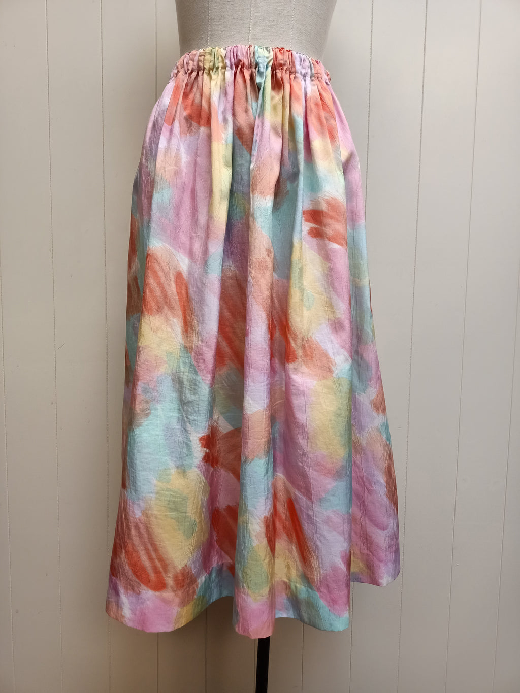 Vintage Paint Stroke Skirt