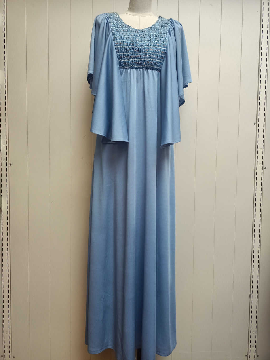 Vintage Flutter Sleeves Dress