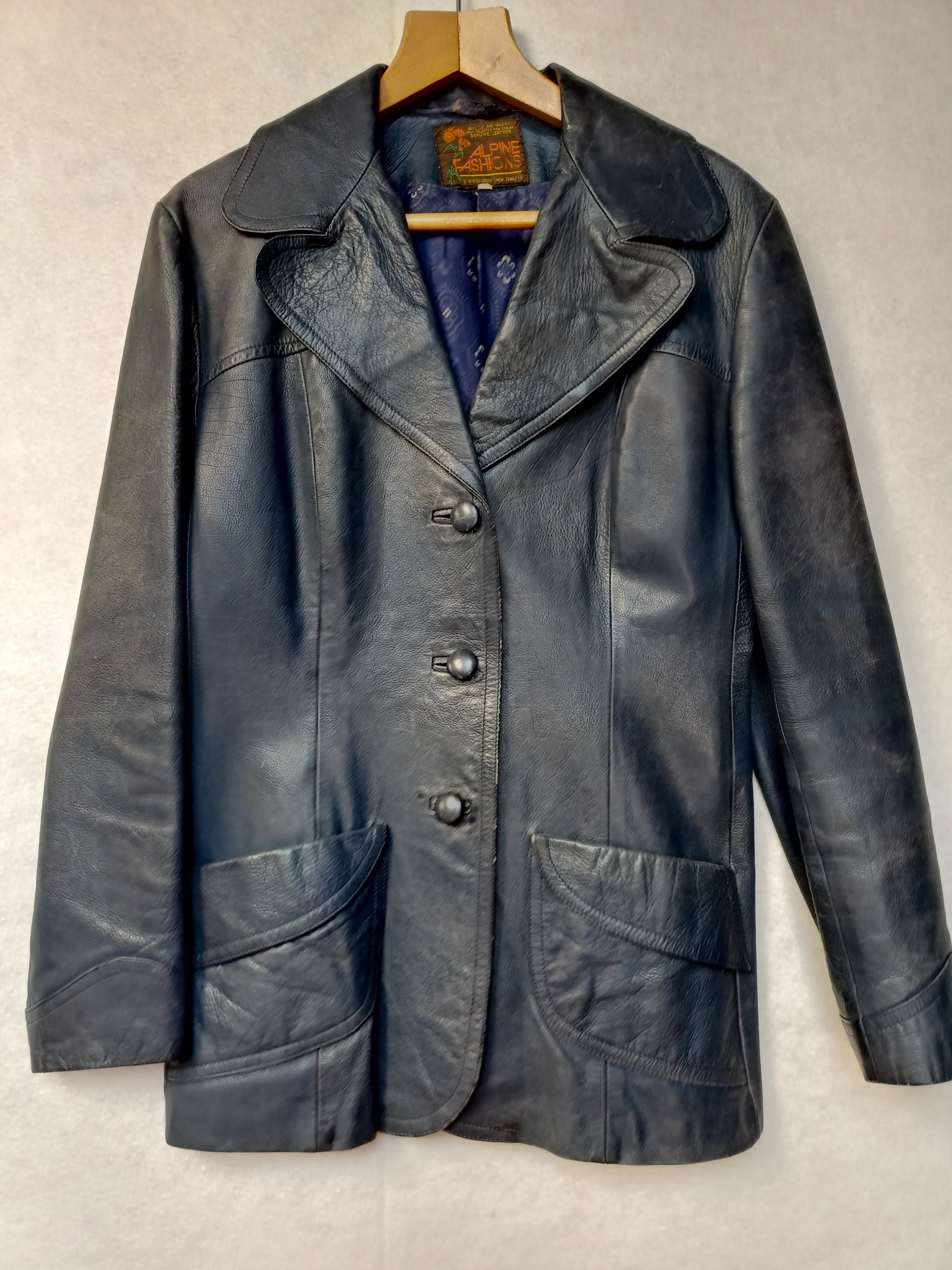 Vintage Leather Blazer