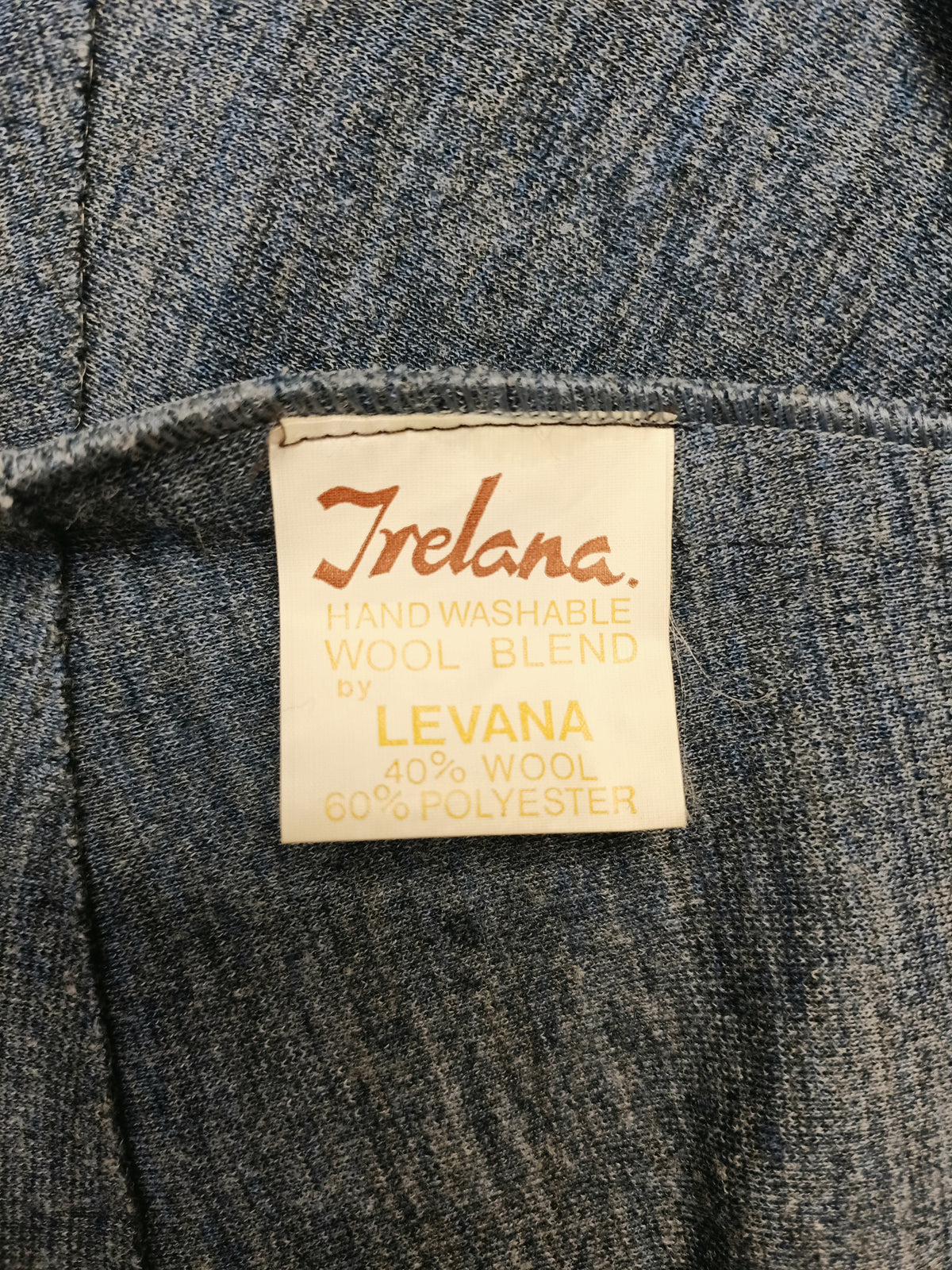 Vintage Trelana Denim Marle Knit Skirt