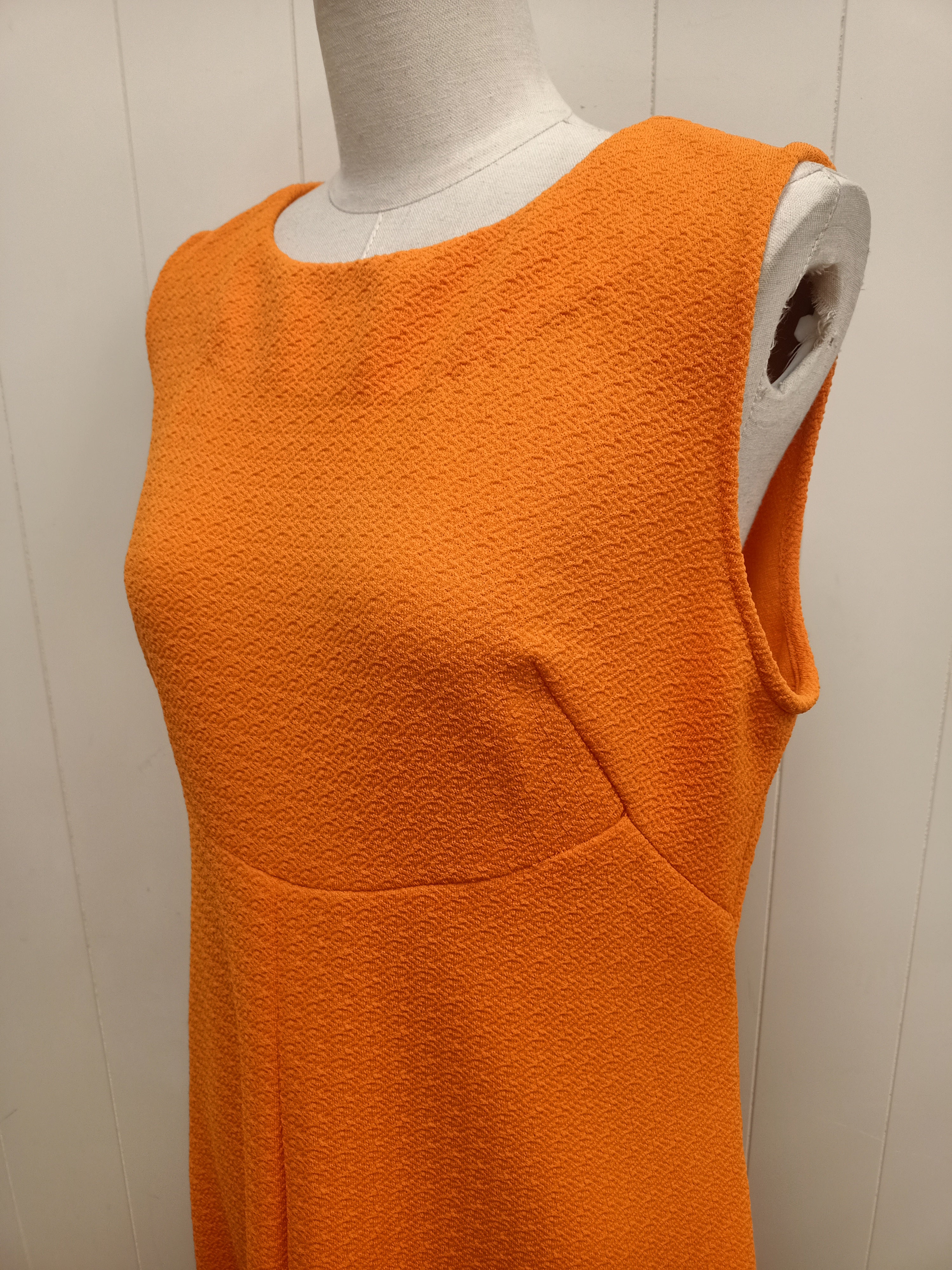 Vintage Orange Maxi Dress