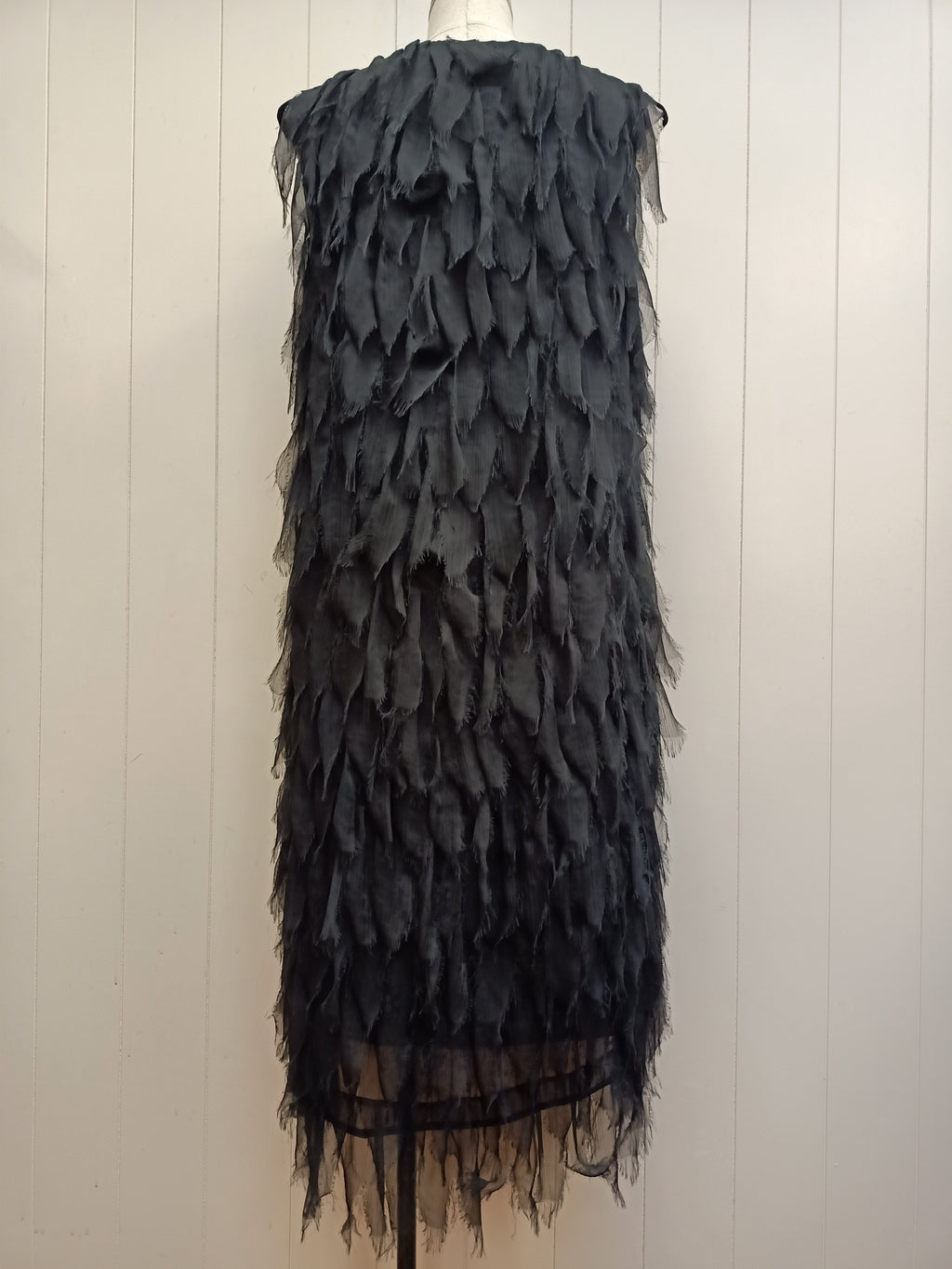 Kate Sylvester Ruffle Chiffon Dress