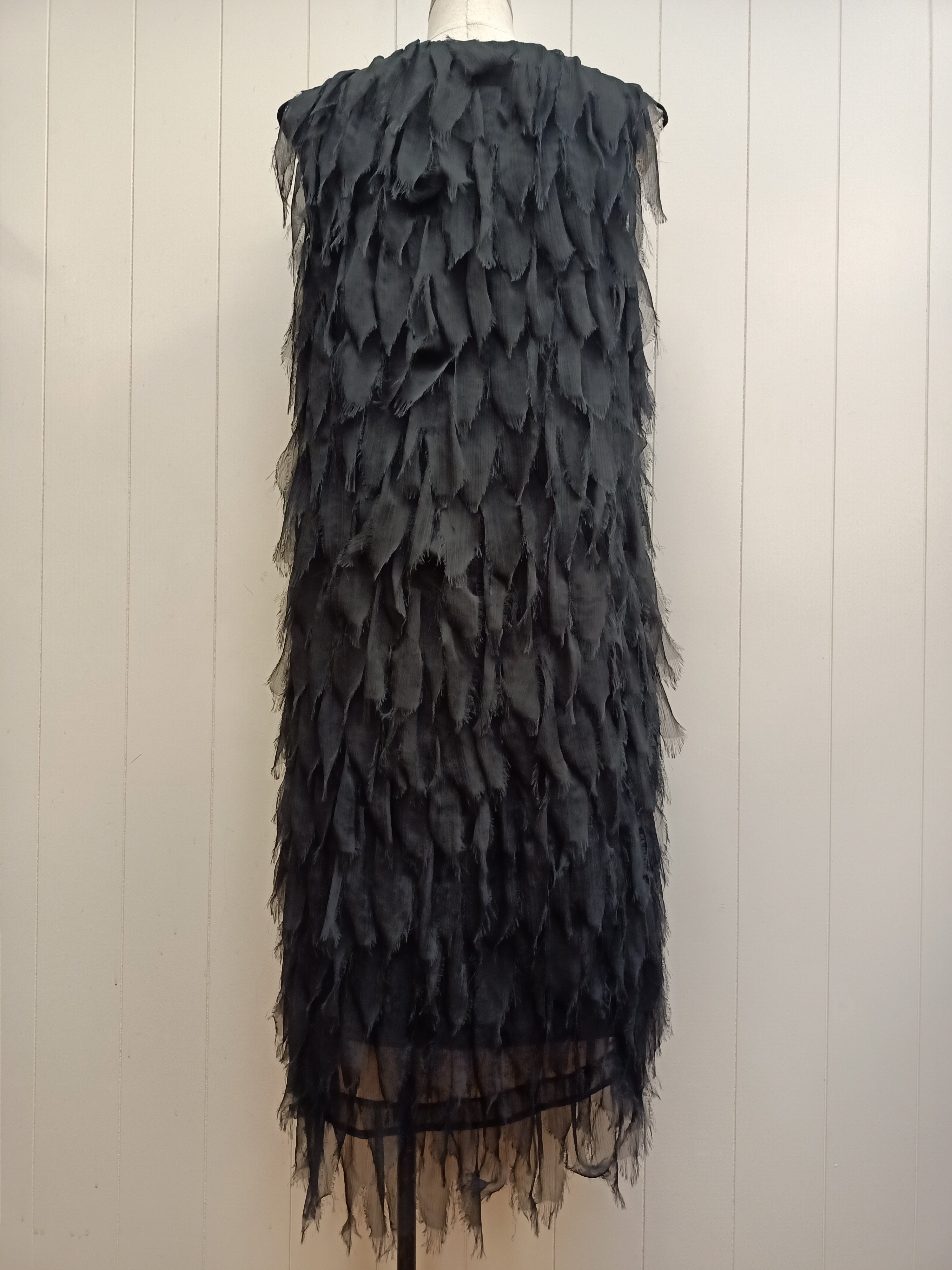 Kate Sylvester Ruffle Chiffon Dress