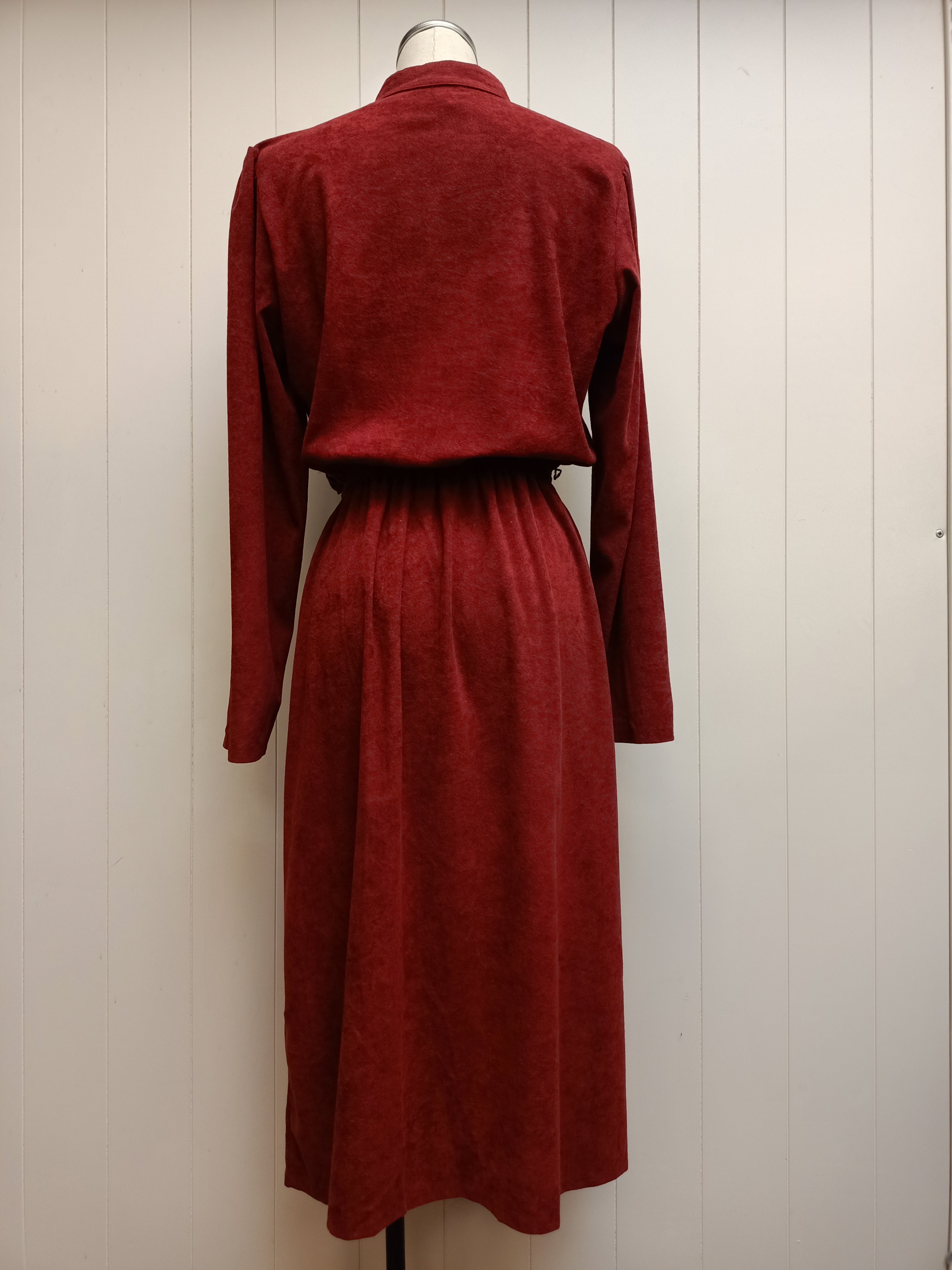 Vintage Pascalle Maroon Dress