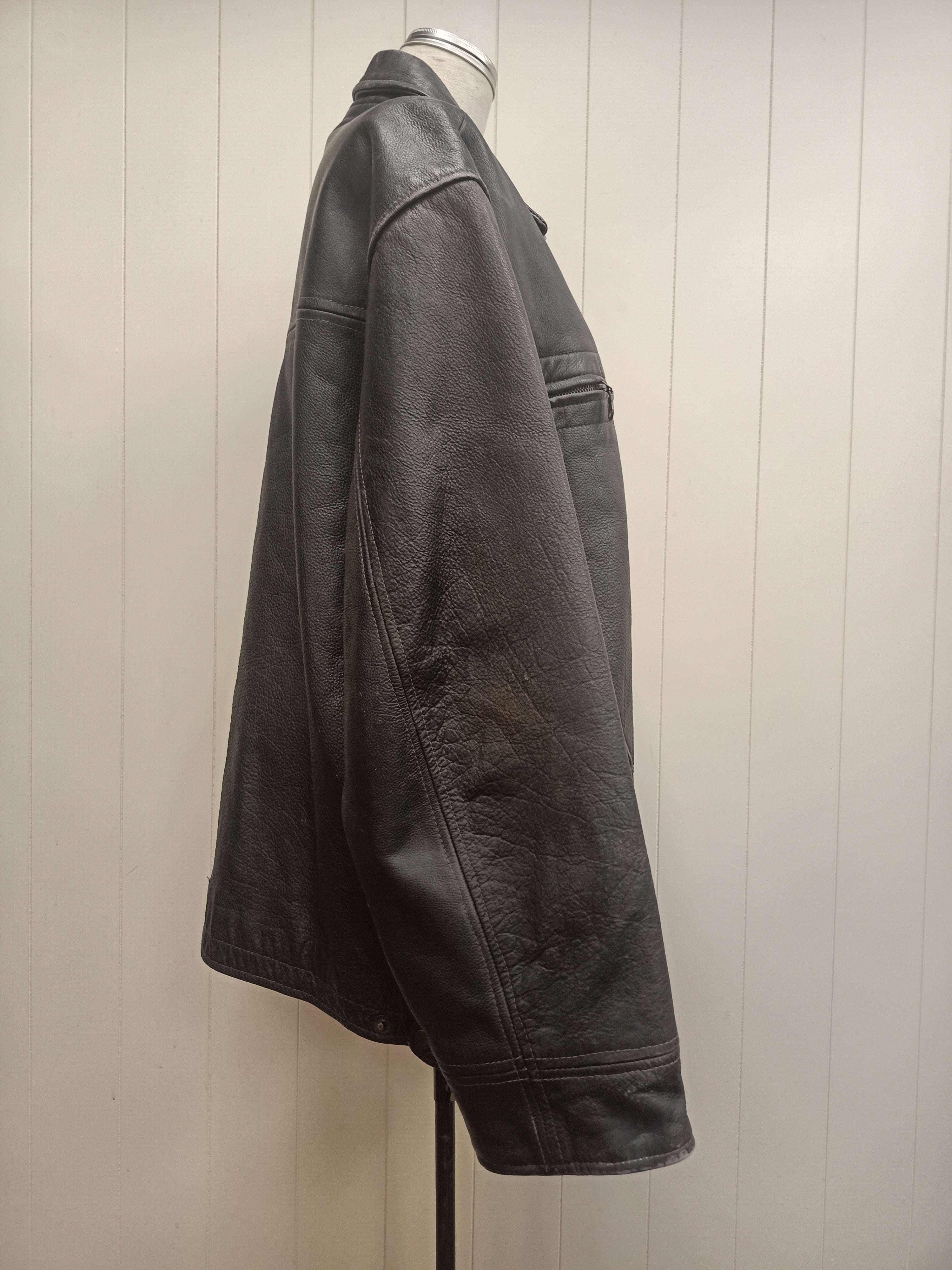 Politix Mens Leather Jacket