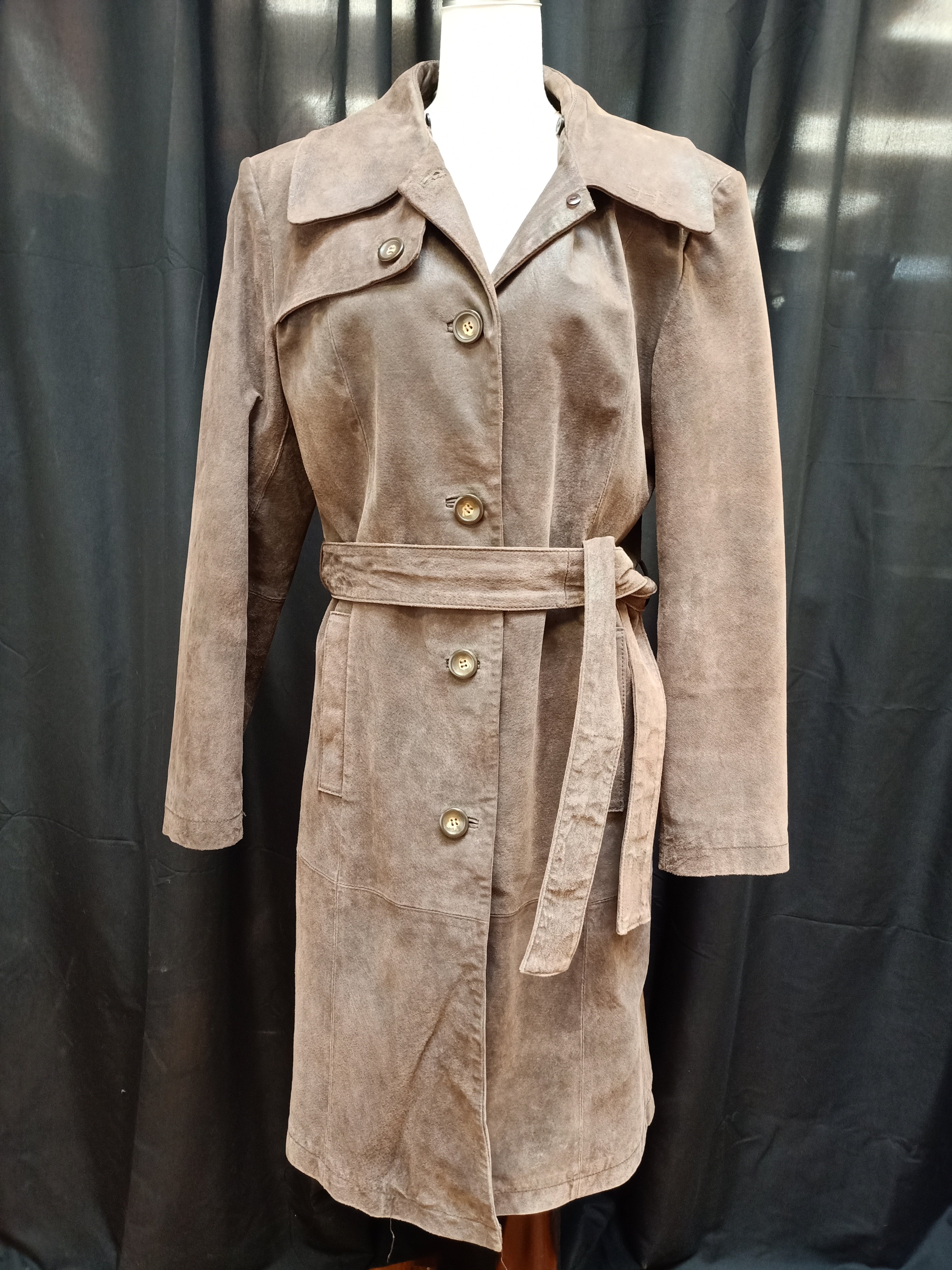 Leather Trench Coat