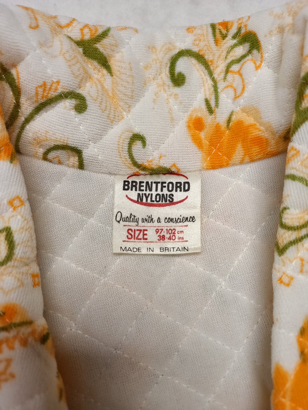 Vintage Brentford Nylons Bed Jacket