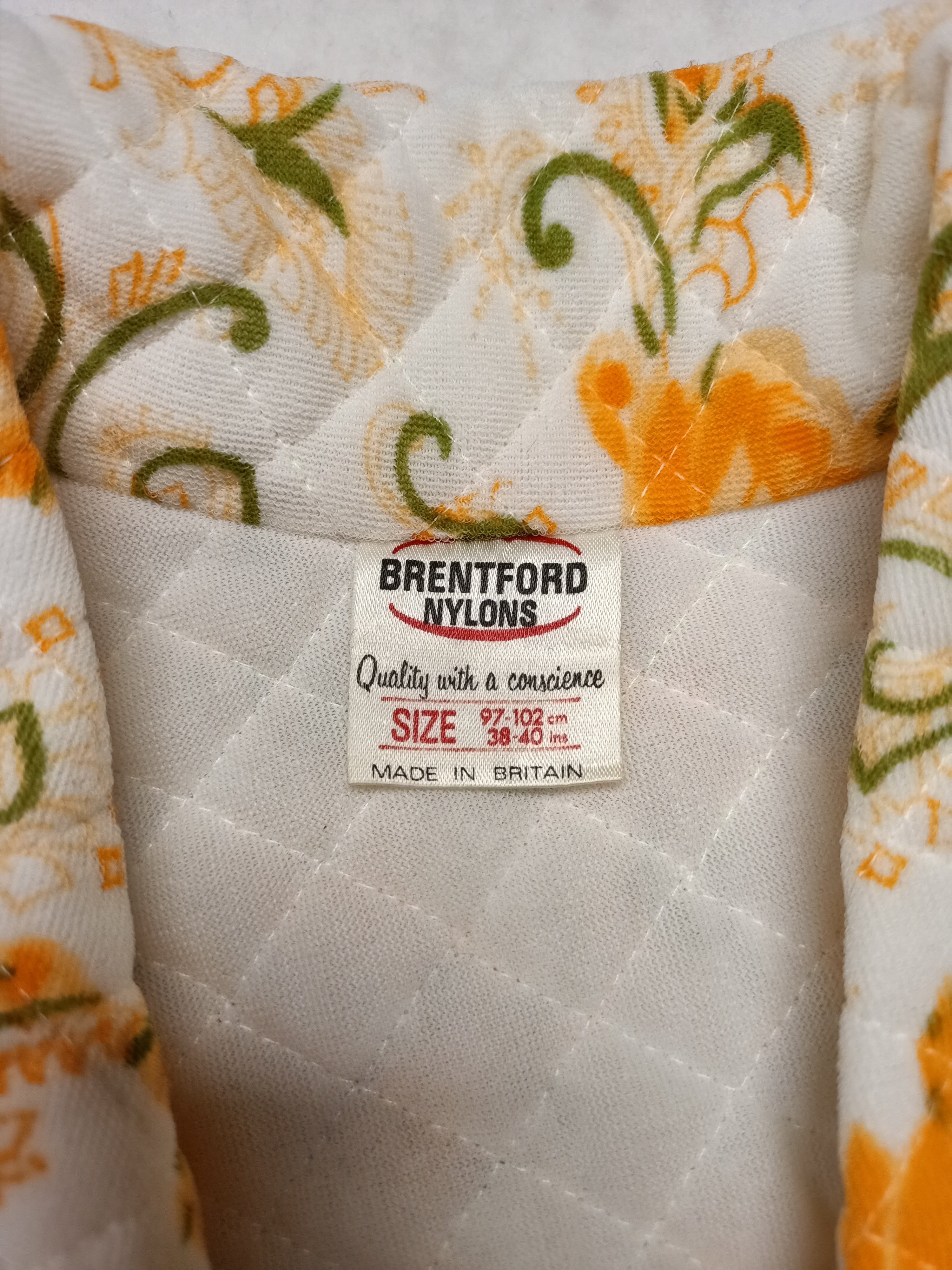 Vintage Brentford Nylons Bed Jacket