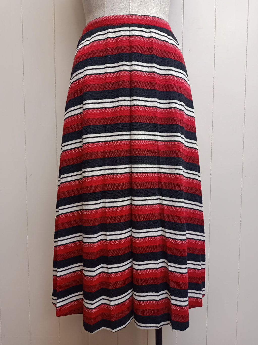 Vintage Ninon Modes Striped Skirt
