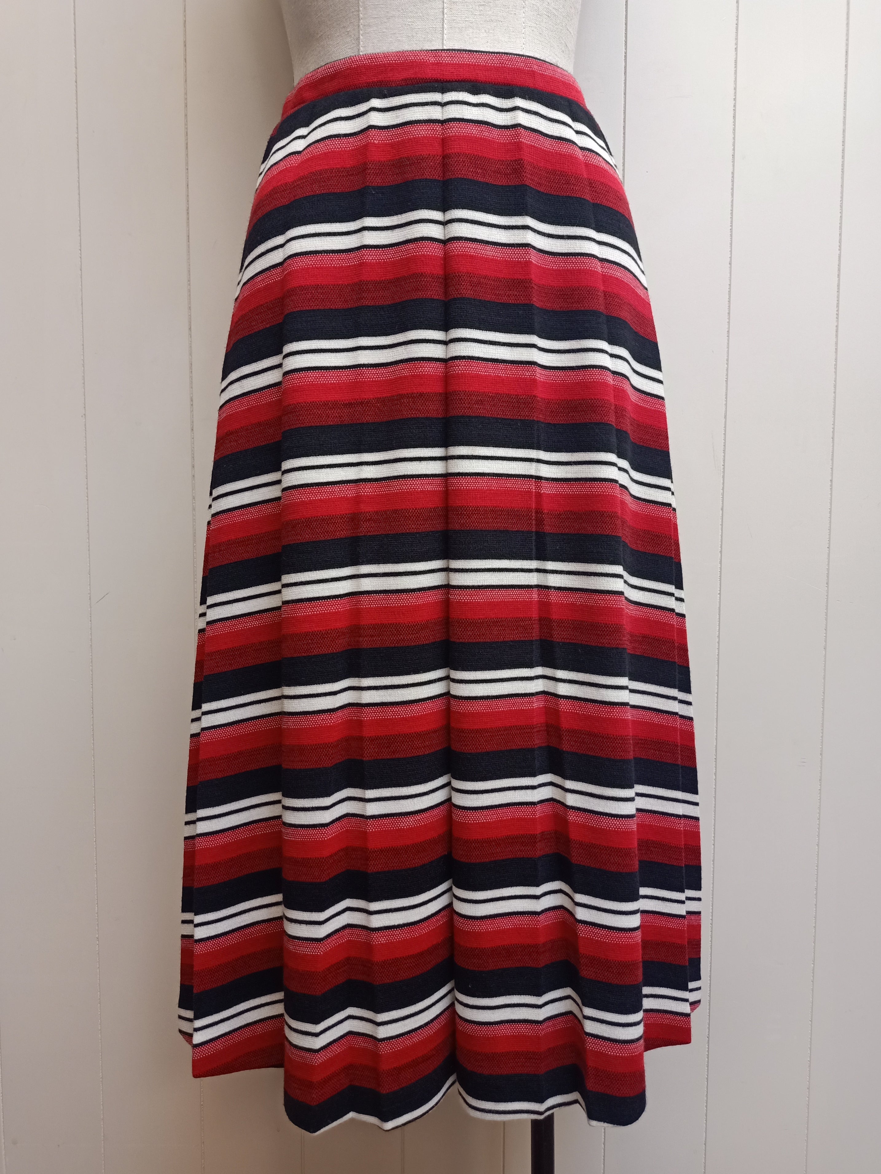 Vintage Ninon Modes Striped Skirt