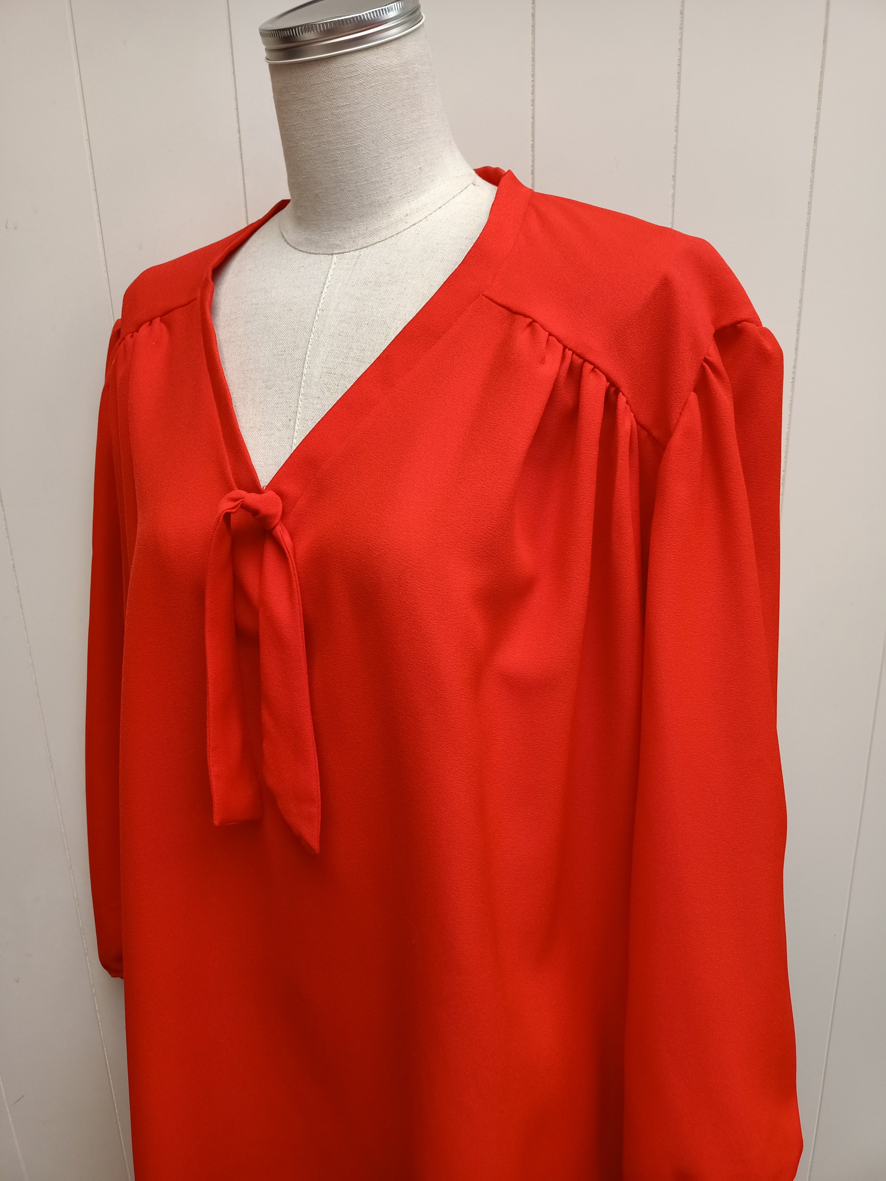 Vintage Orange Shift Dress