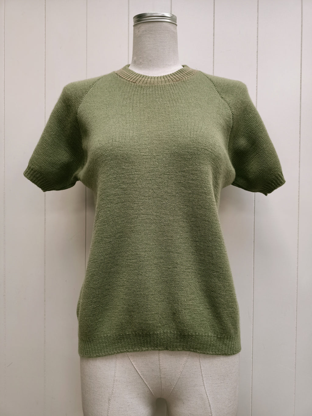Vintage Green Knit Shirt