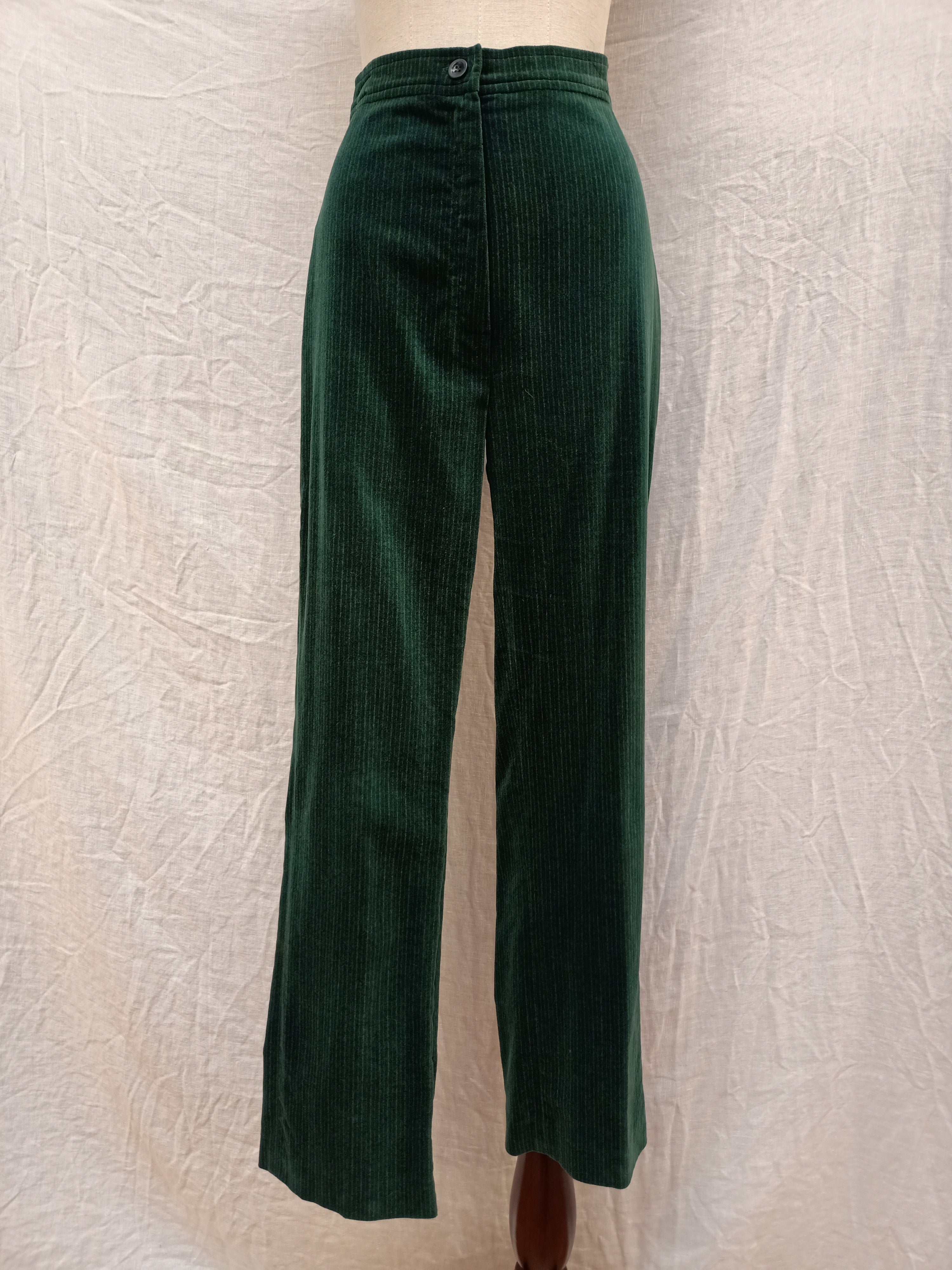 Vintage Striped Velvet Pants