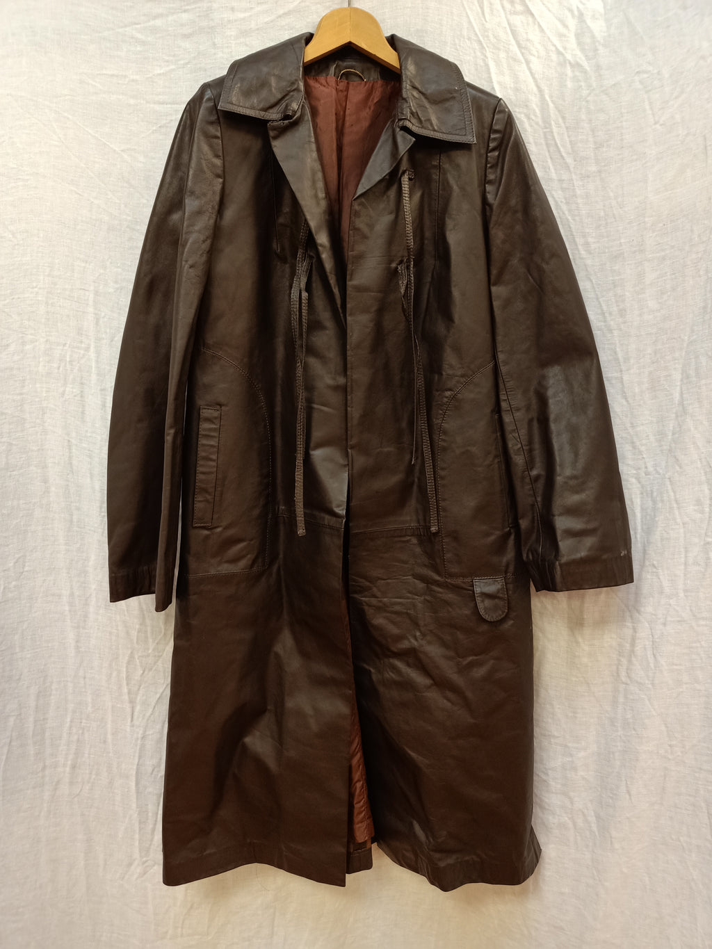 Vintage Selfridges Leather Coat