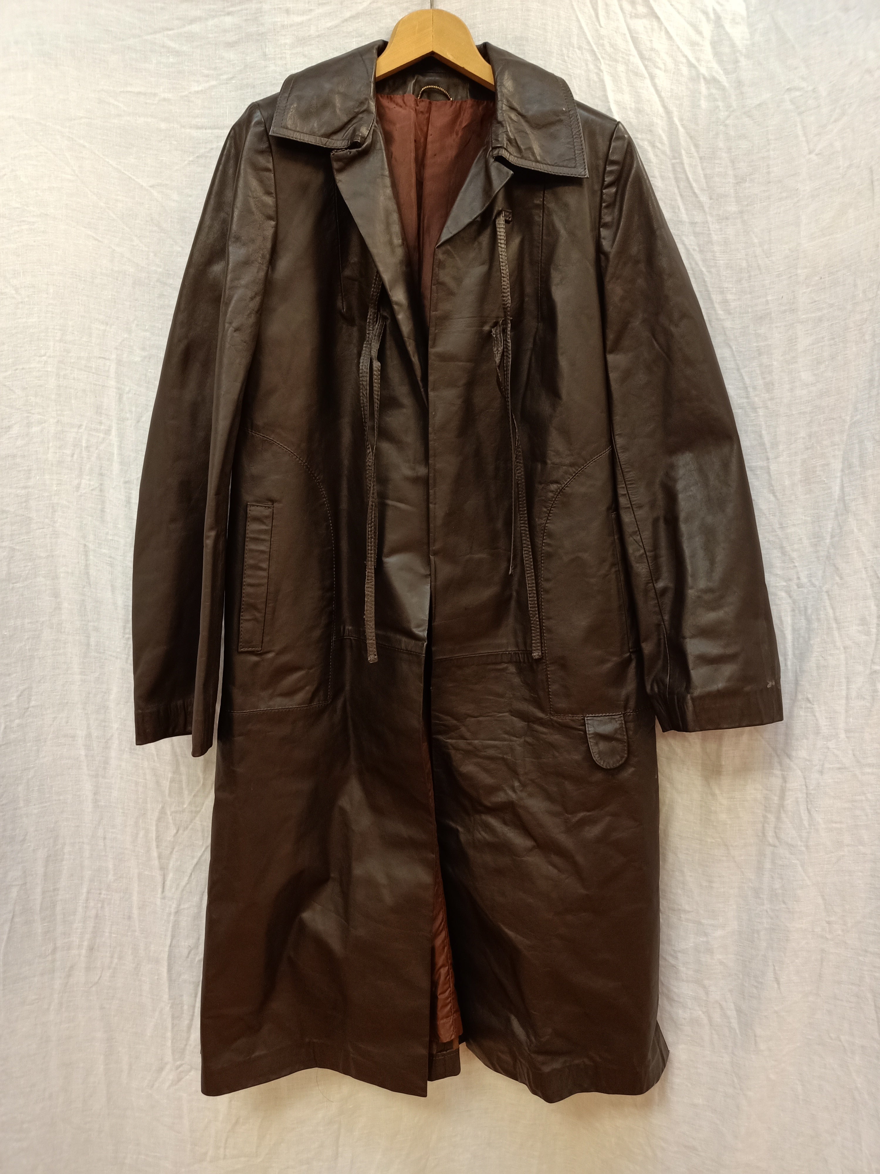 Vintage Selfridges Leather Coat