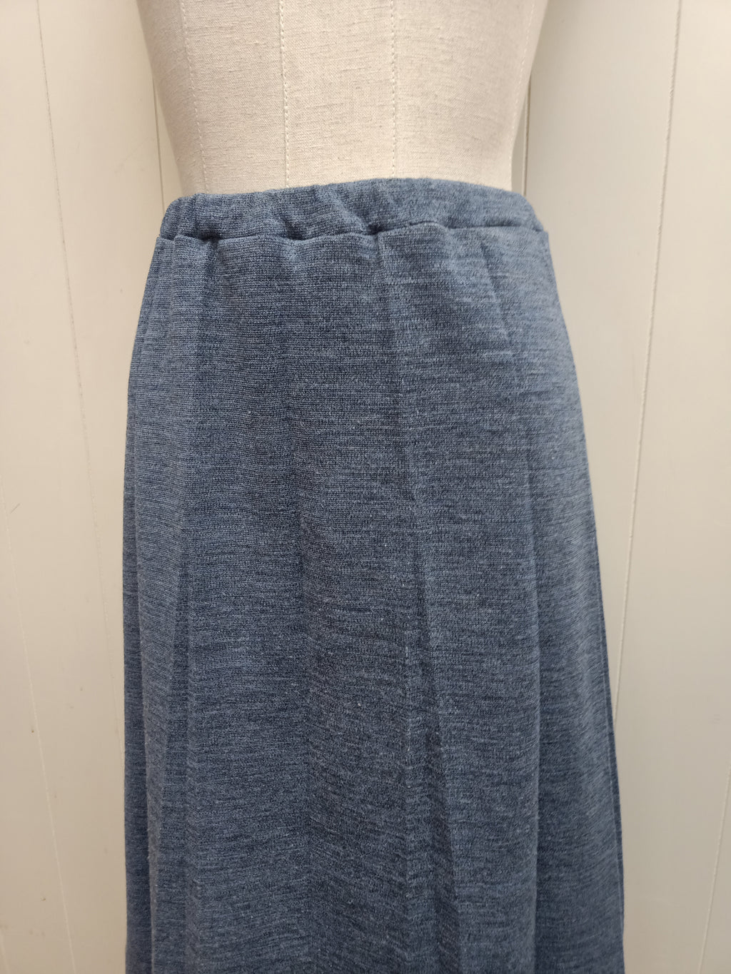 Vintage Trelana Denim Marle Knit Skirt