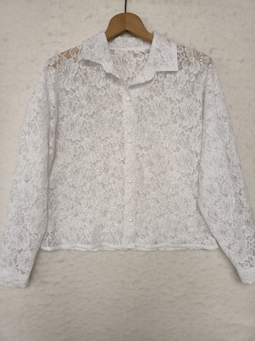 Vintage White Lace Shirt
