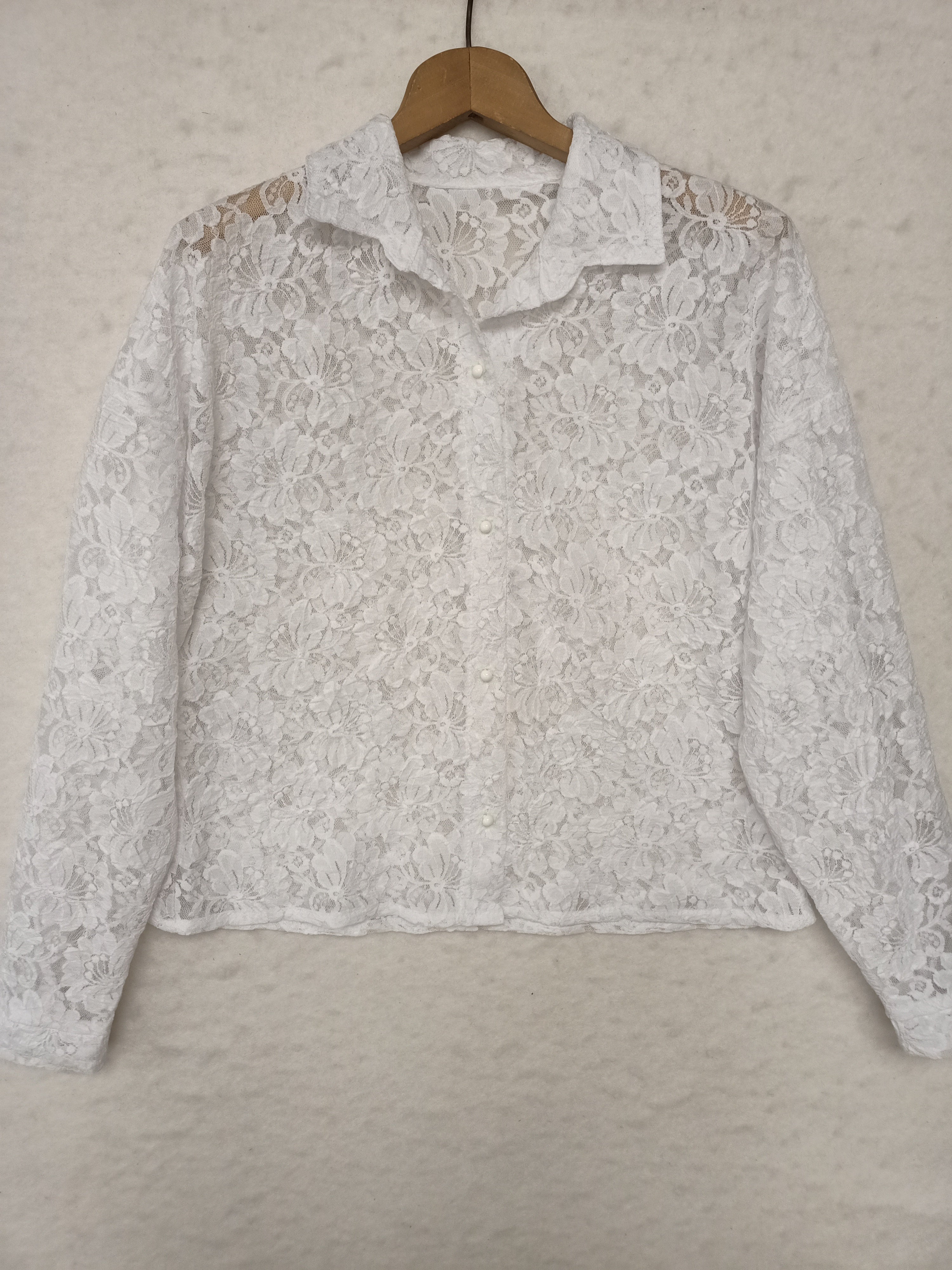 Vintage White Lace Shirt