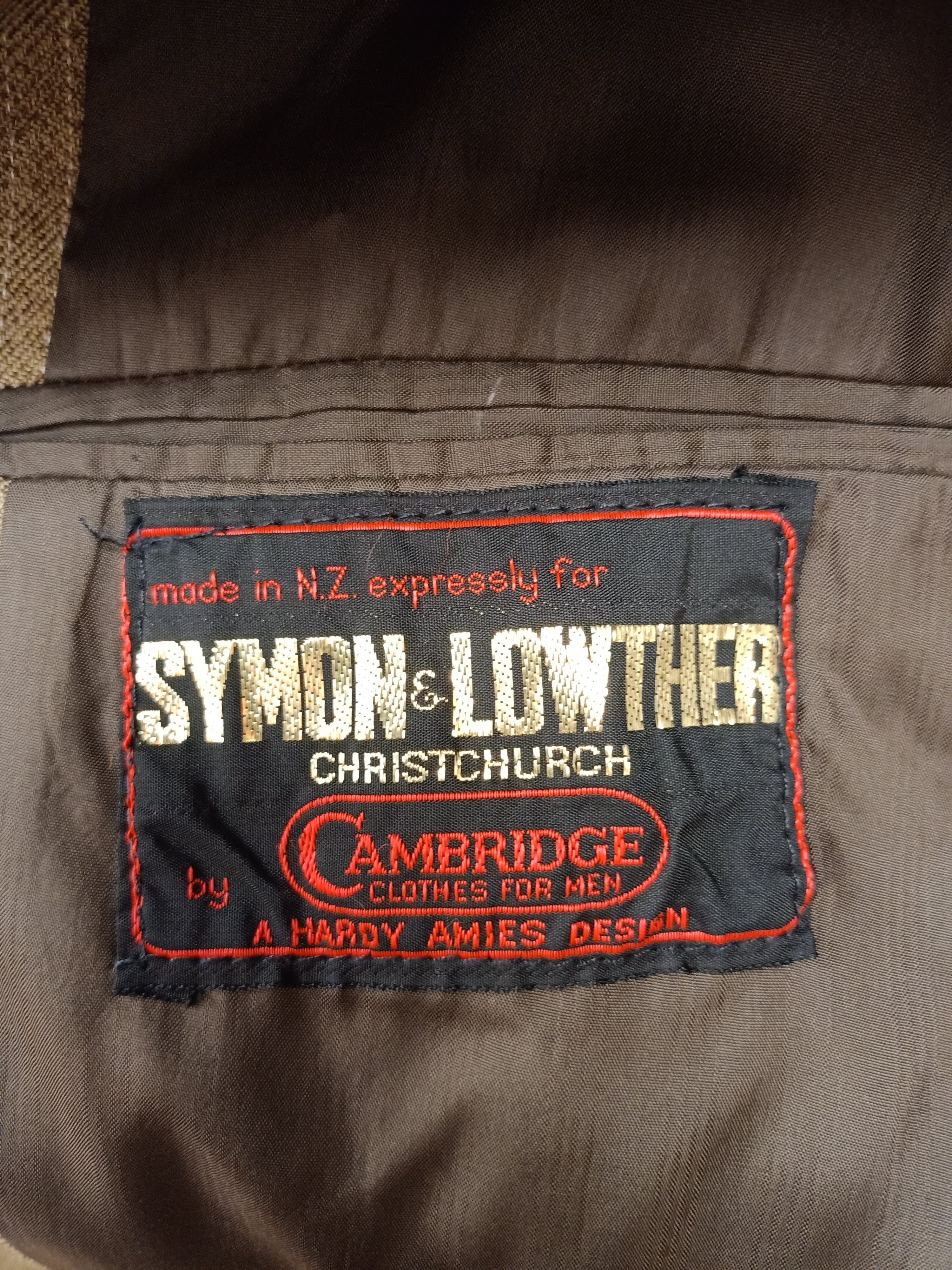 Vintage Mens Symon & Lowther Pinstripe Blazer