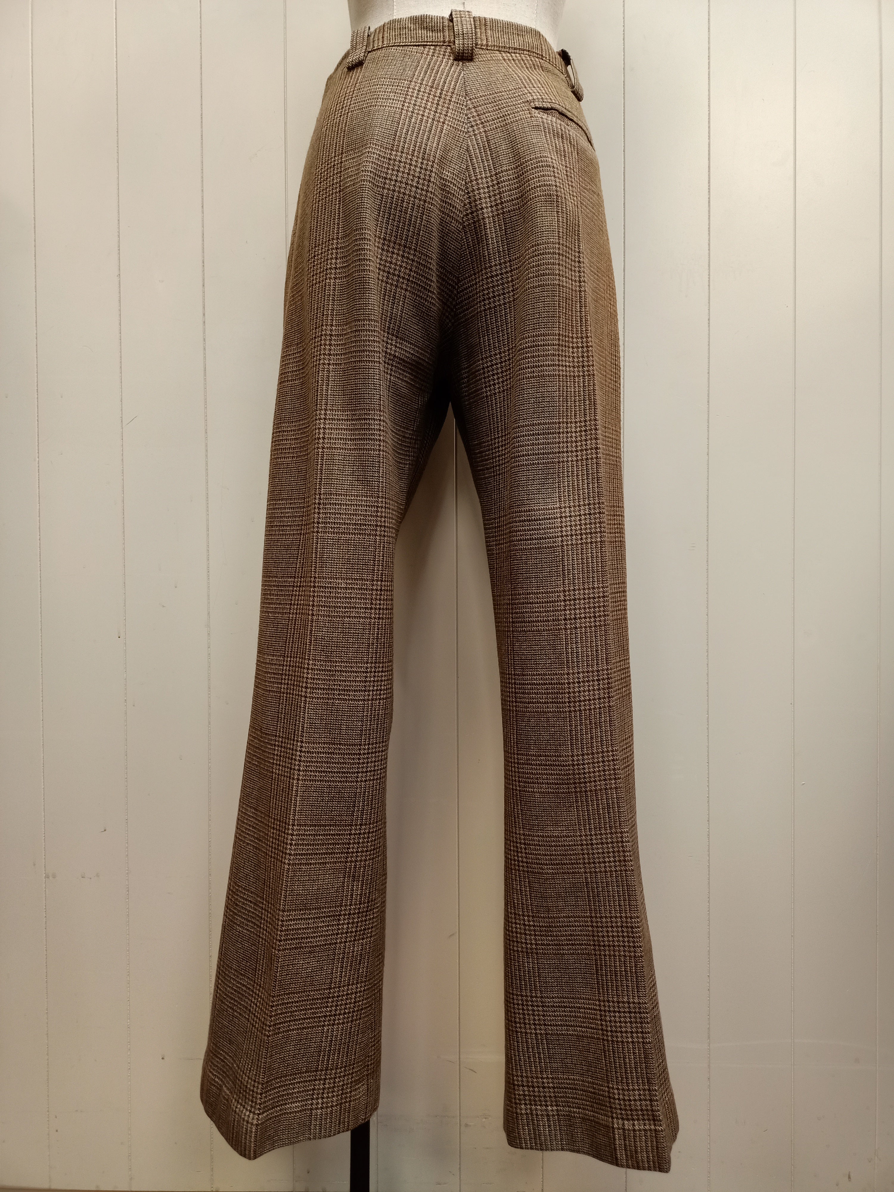 Vintage Mens Plaid Pants