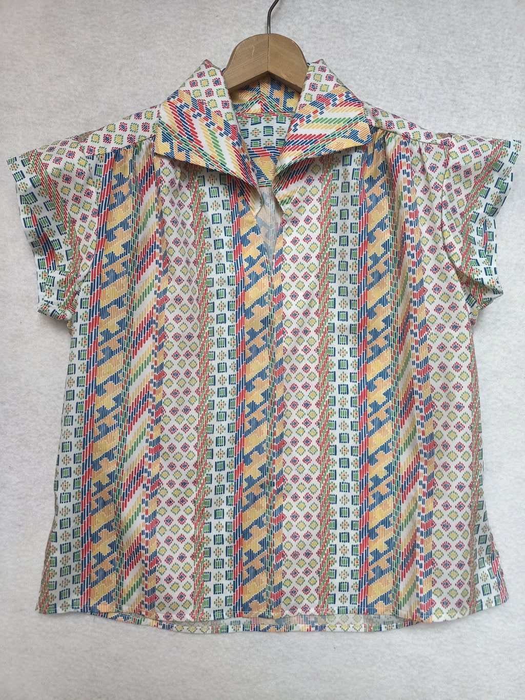 Retro Patterned Shirt