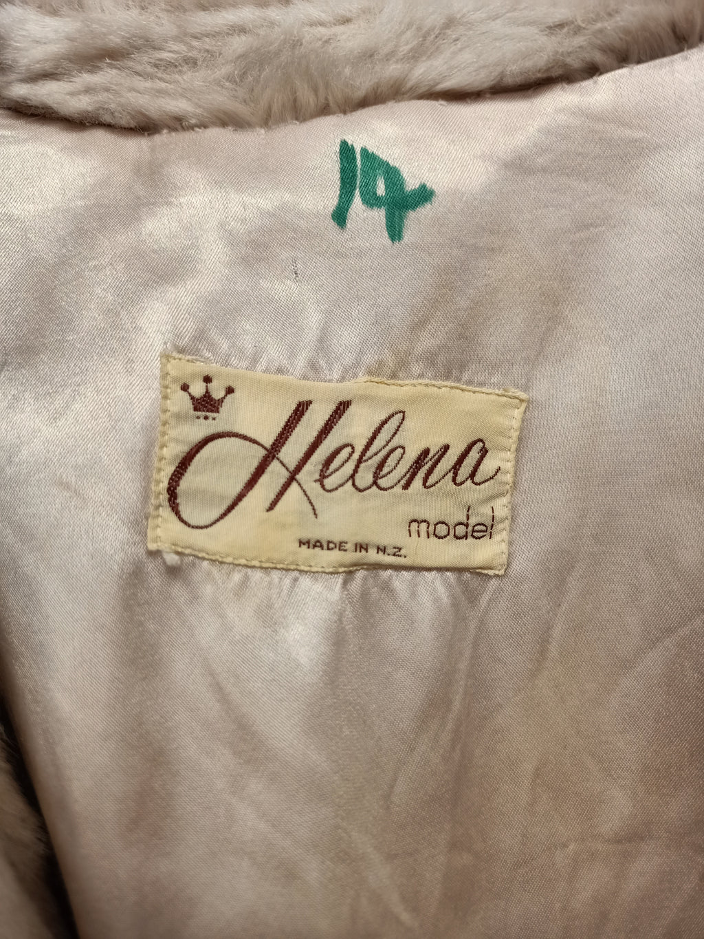 Vintage Helena Faux Fur Coat