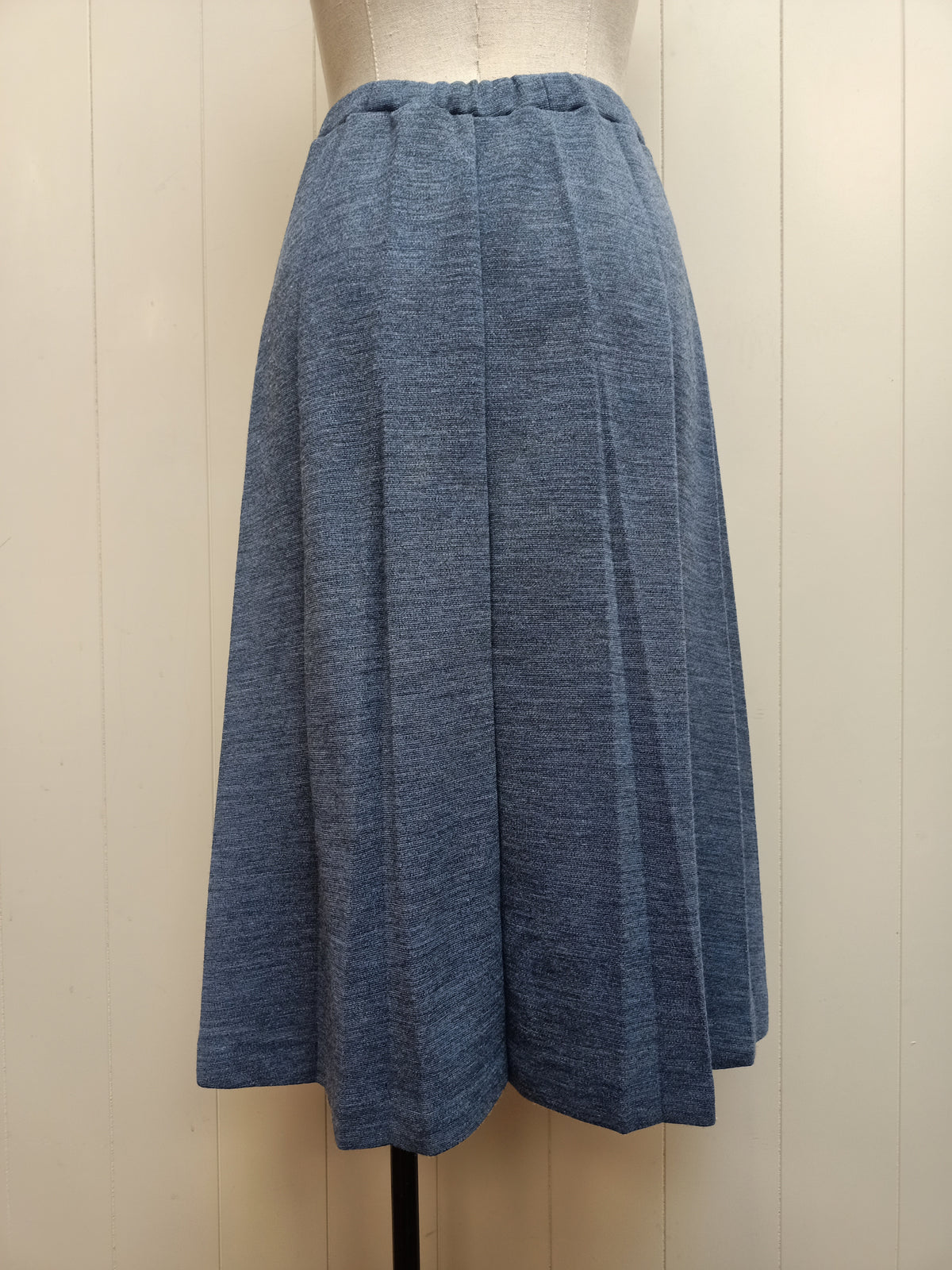 Vintage Trelana Denim Marle Knit Skirt