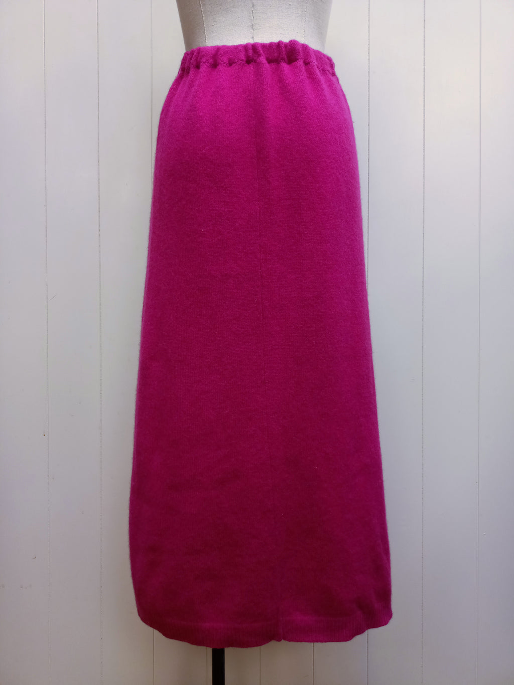 Vintage Fuchsia Knit Skirt