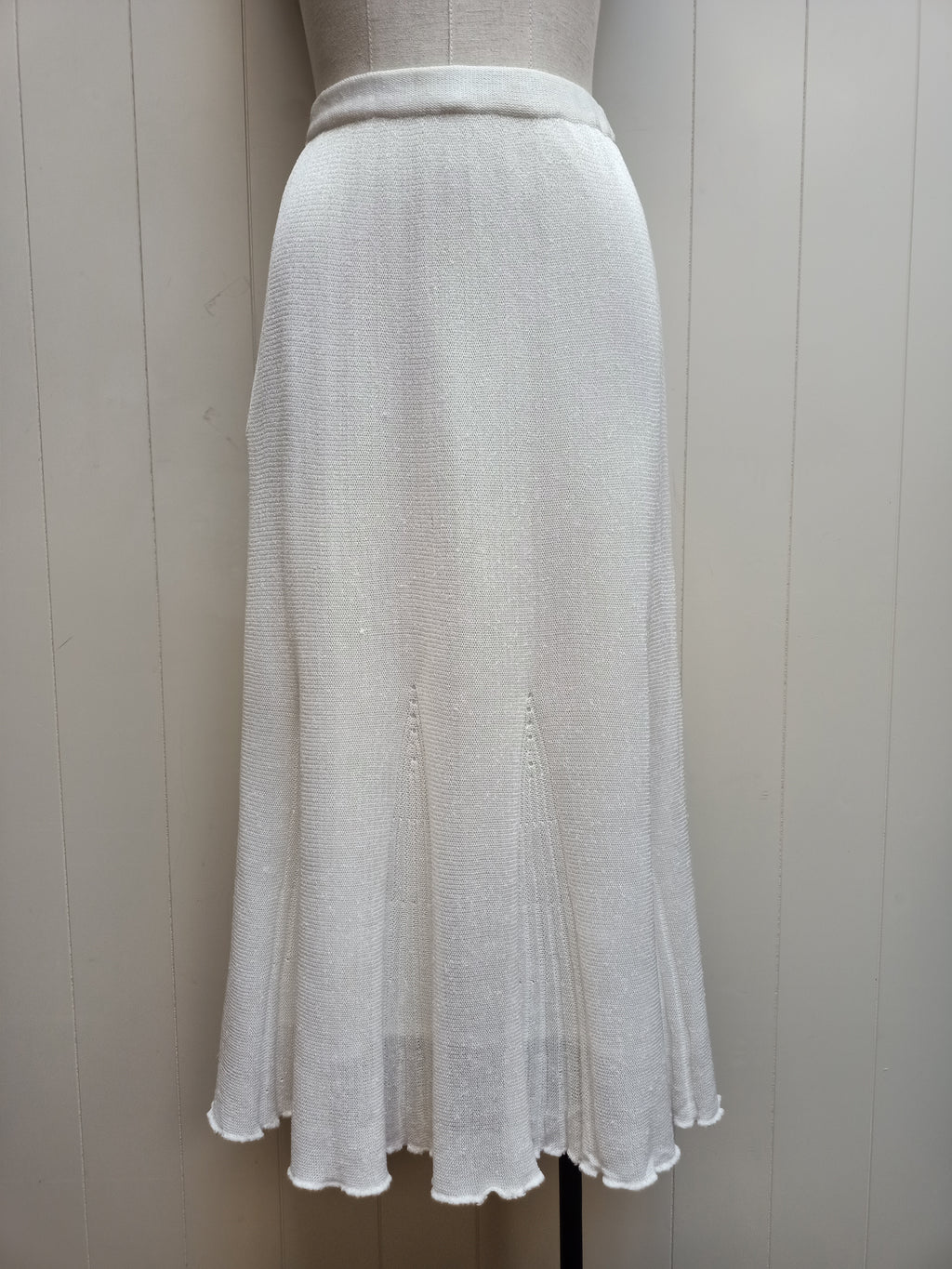Vintage Knit Godet Skirt