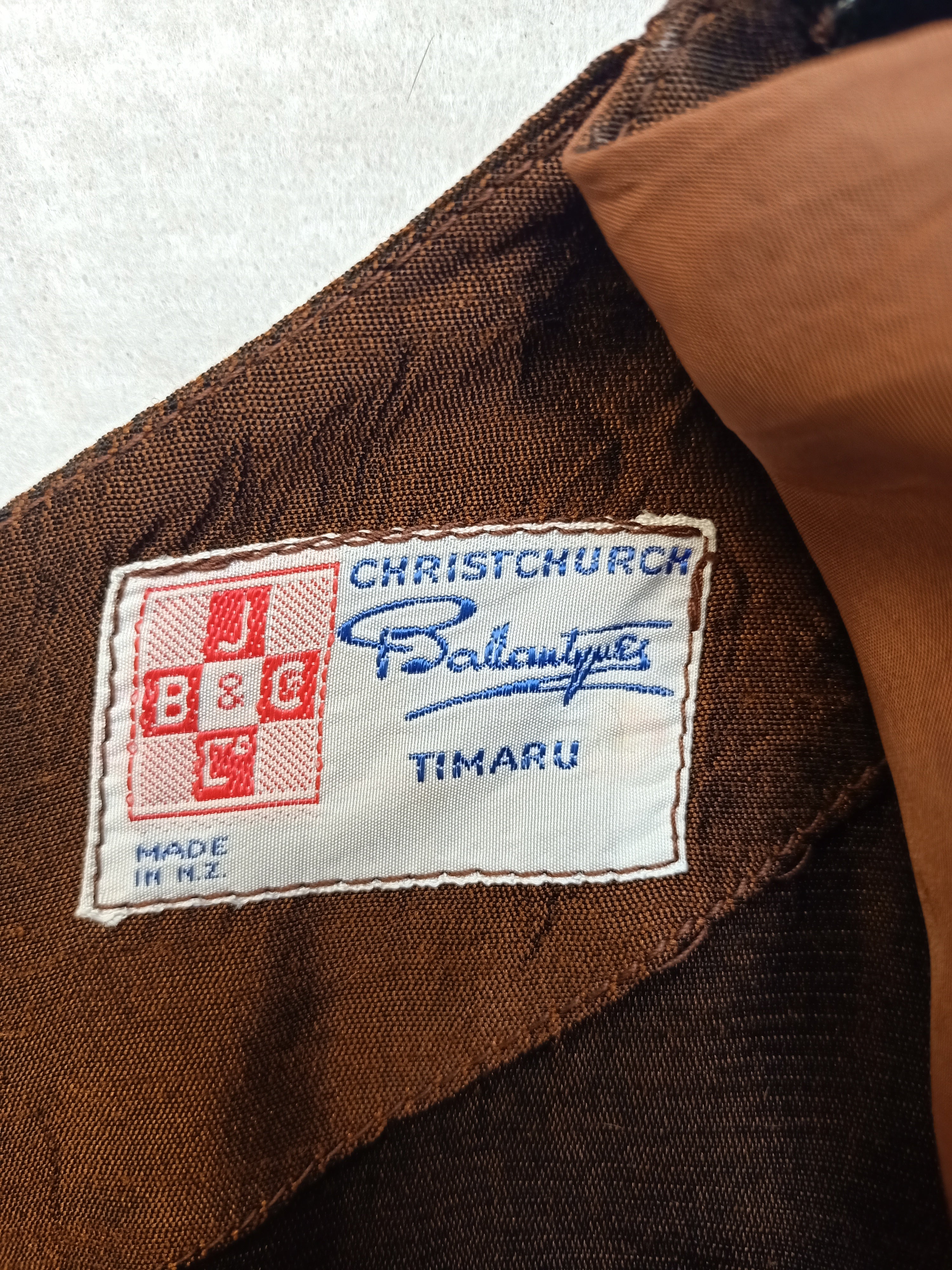 Vintage Brown Maxi Dress