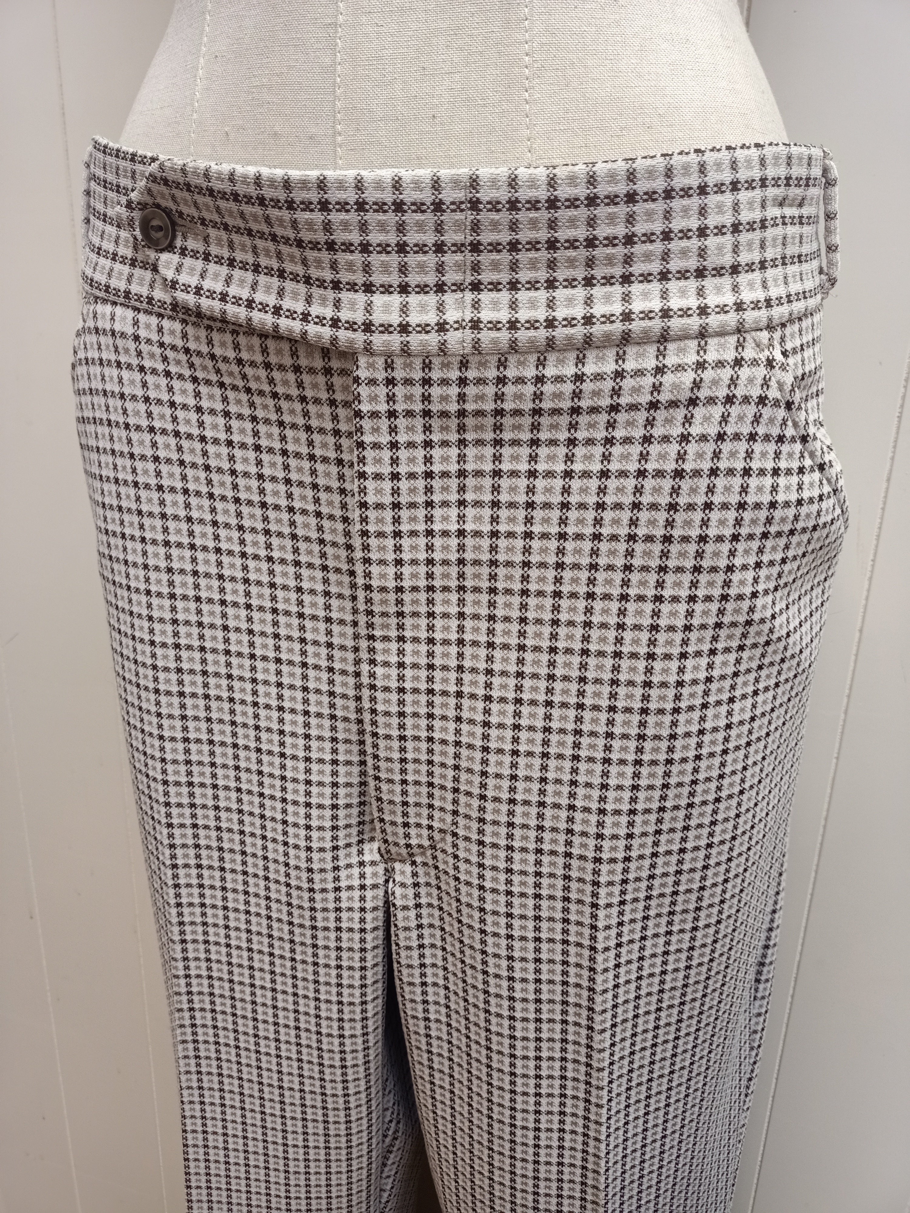 Vintage Mens Sears Checkered Pants
