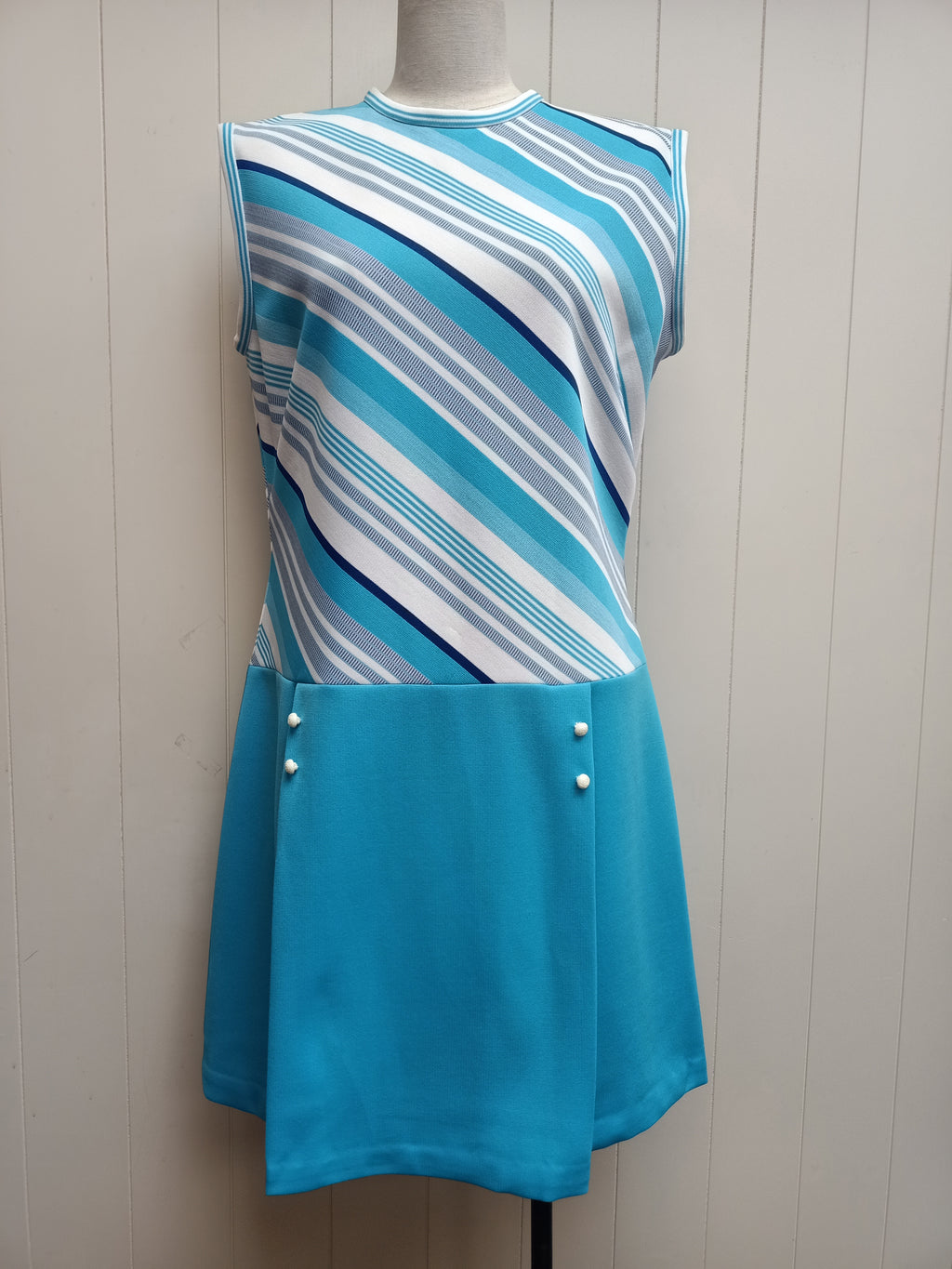 Vintage Blue Tennis Dress