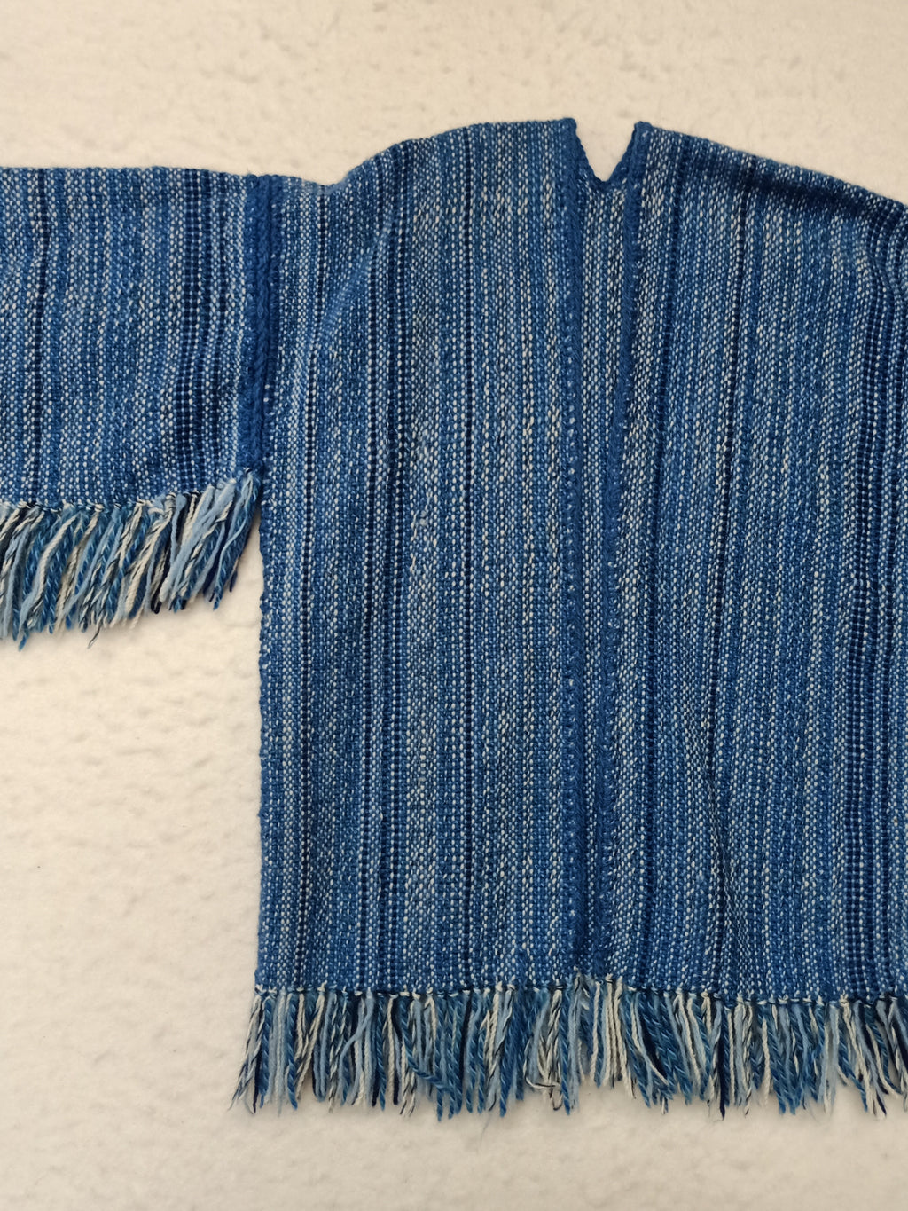 Vintage Blue Yarn Weave Jacket