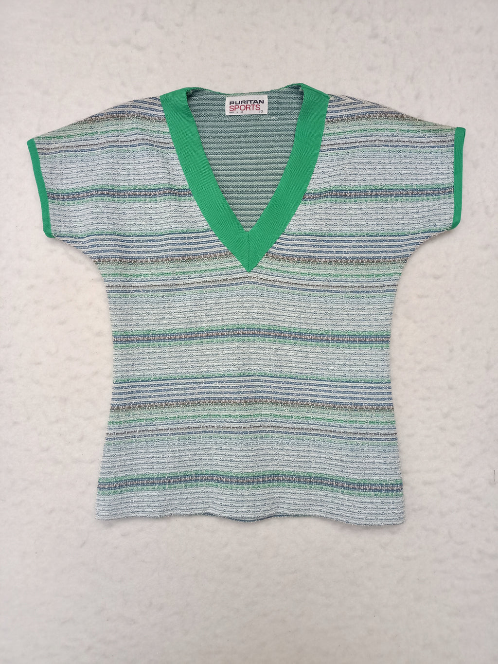 Vintage Puritan Sports Striped Co-Ord Set