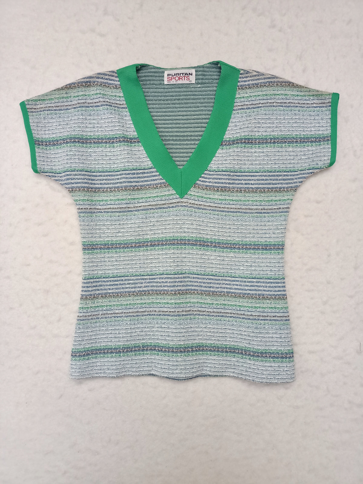 Vintage Puritan Sports Striped Co-Ord Set